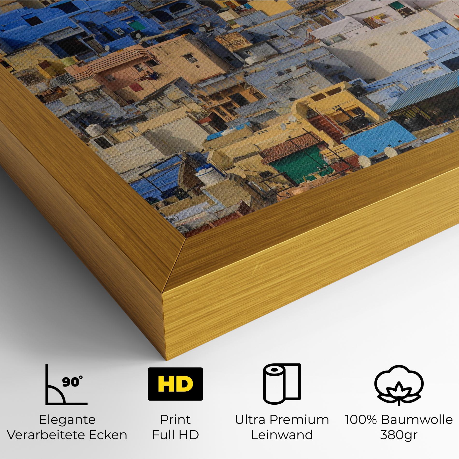 Leinwandbild Rajasthan View India mockup 4