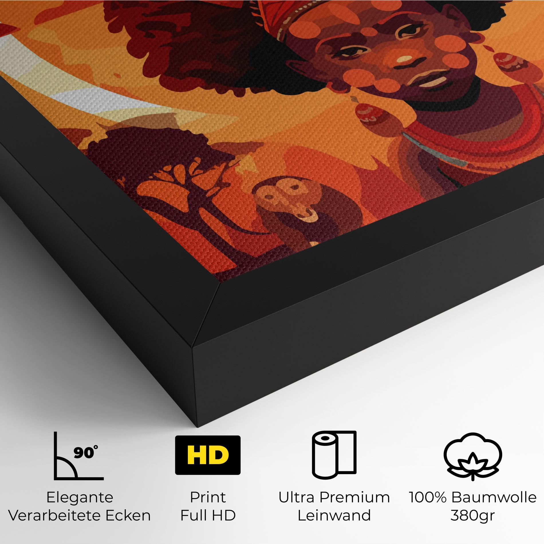 Leinwandbild African Chid mockup 4