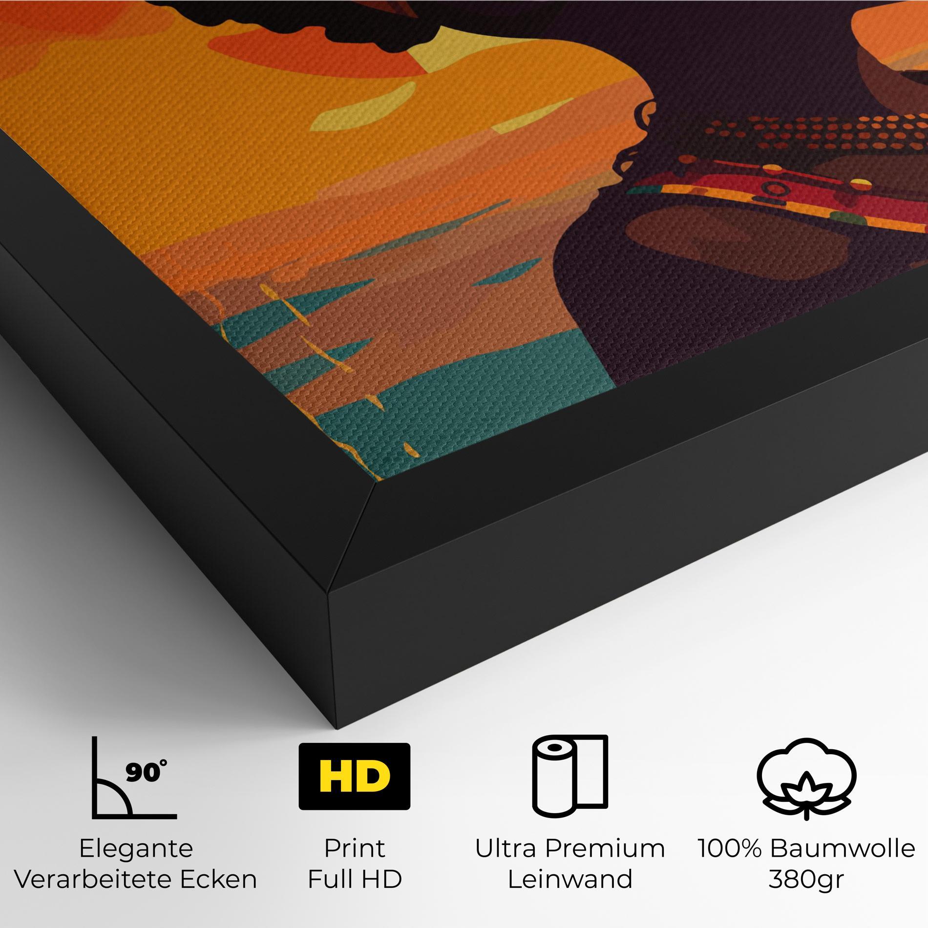 Leinwandbild African Pretty Child mockup 4