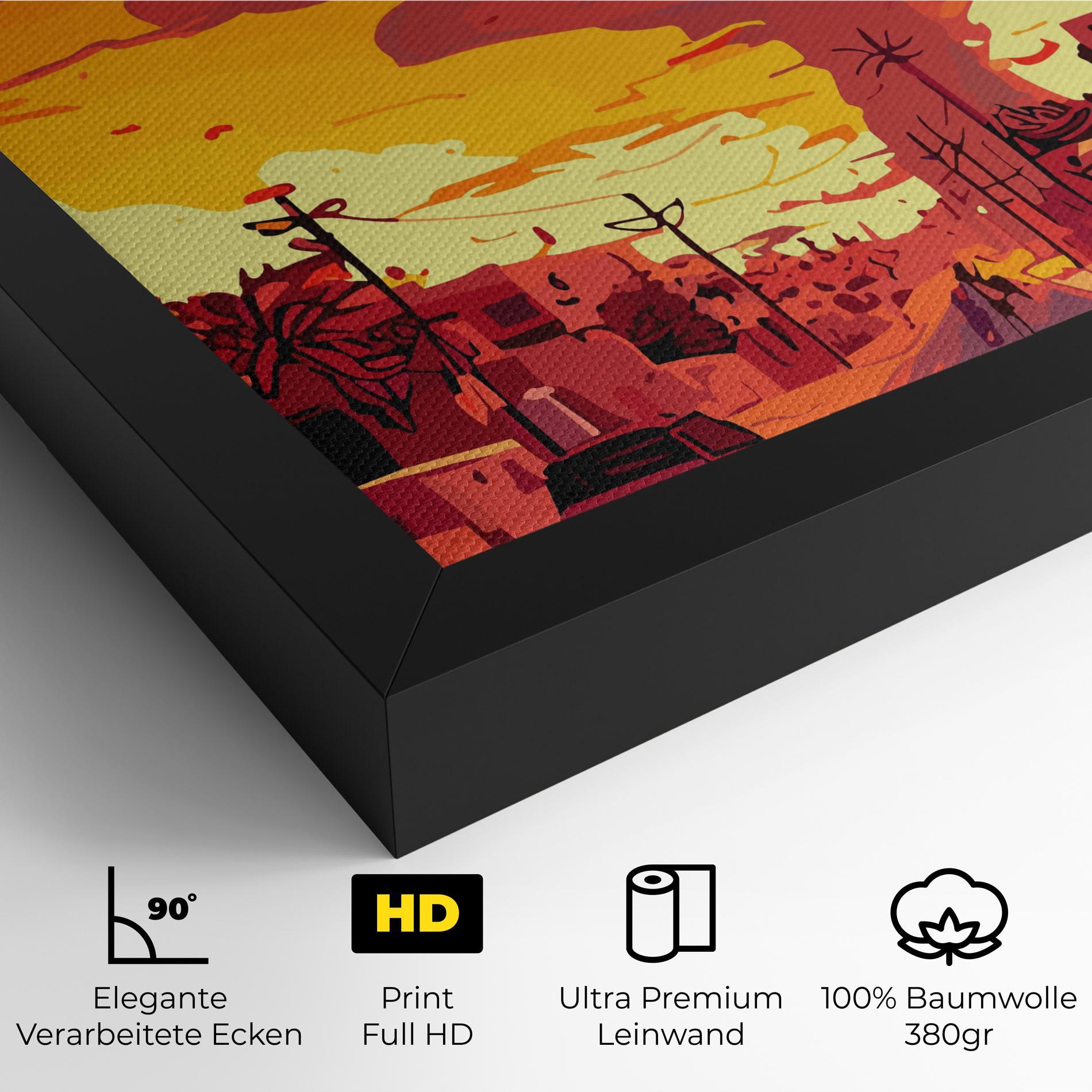 Leinwandbild African Smoke mockup 4