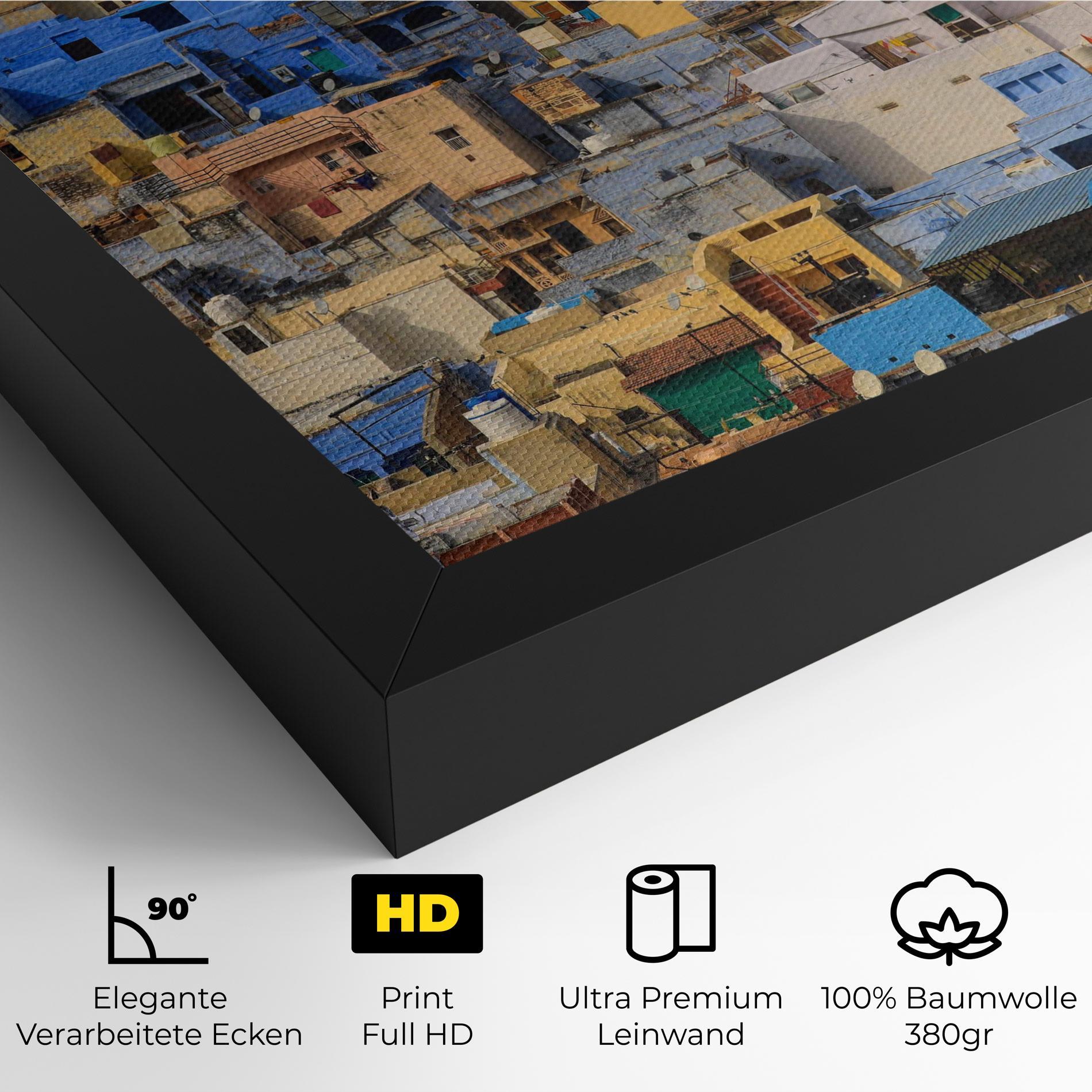 Leinwandbild Rajasthan View India mockup 4