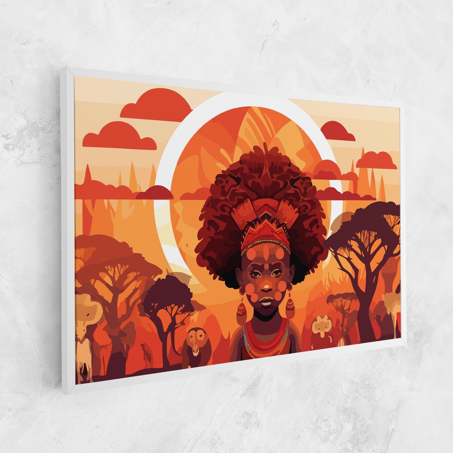 Leinwandbild African Chid mockup 1