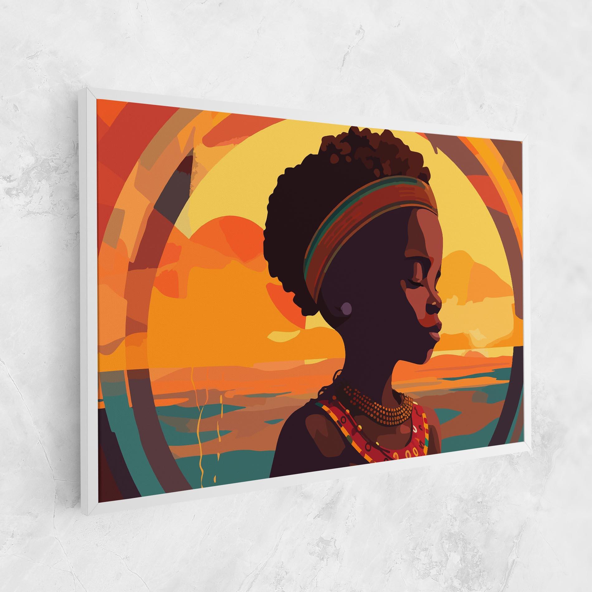Leinwandbild African Pretty Child mockup 1