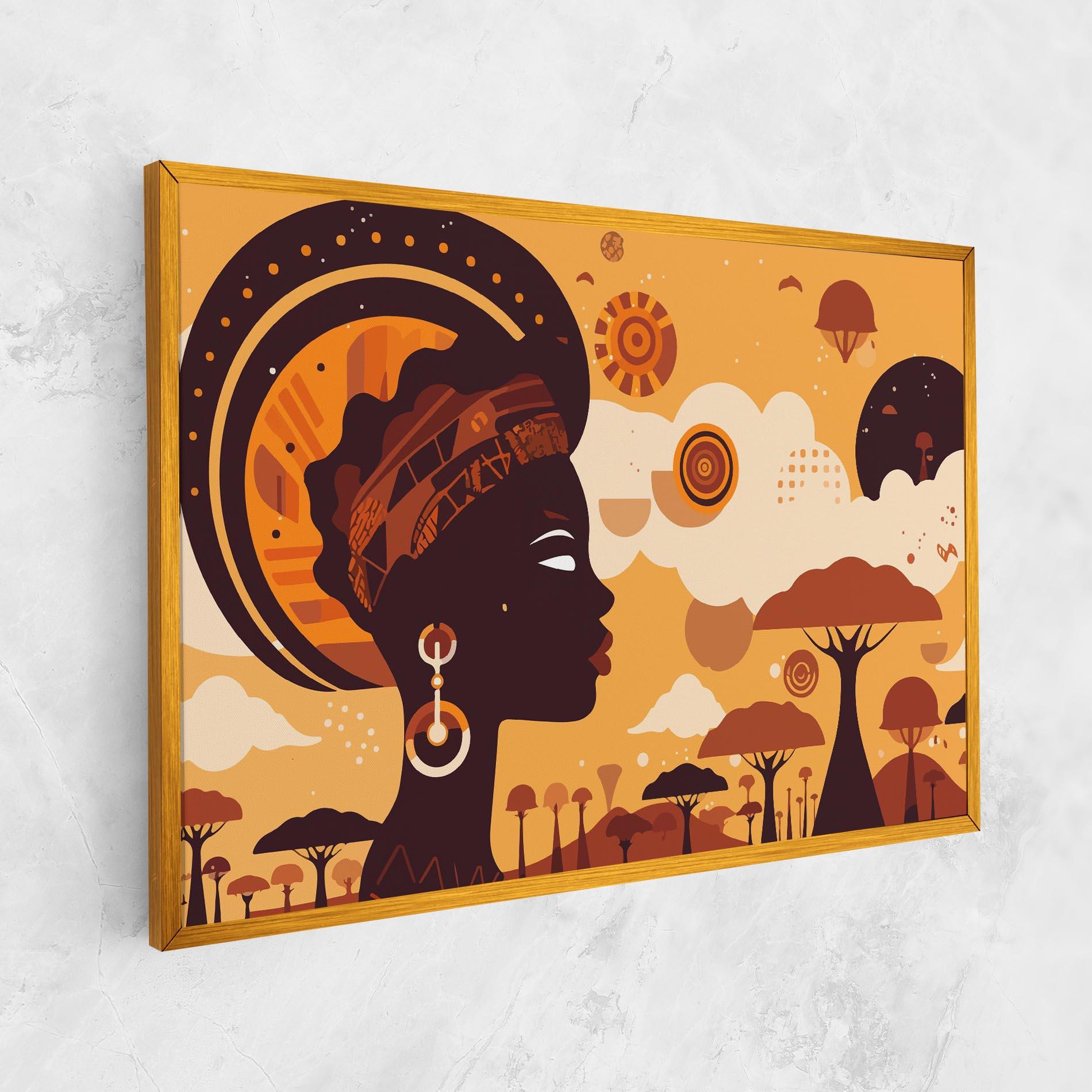 Leinwandbild African Art mockup 1