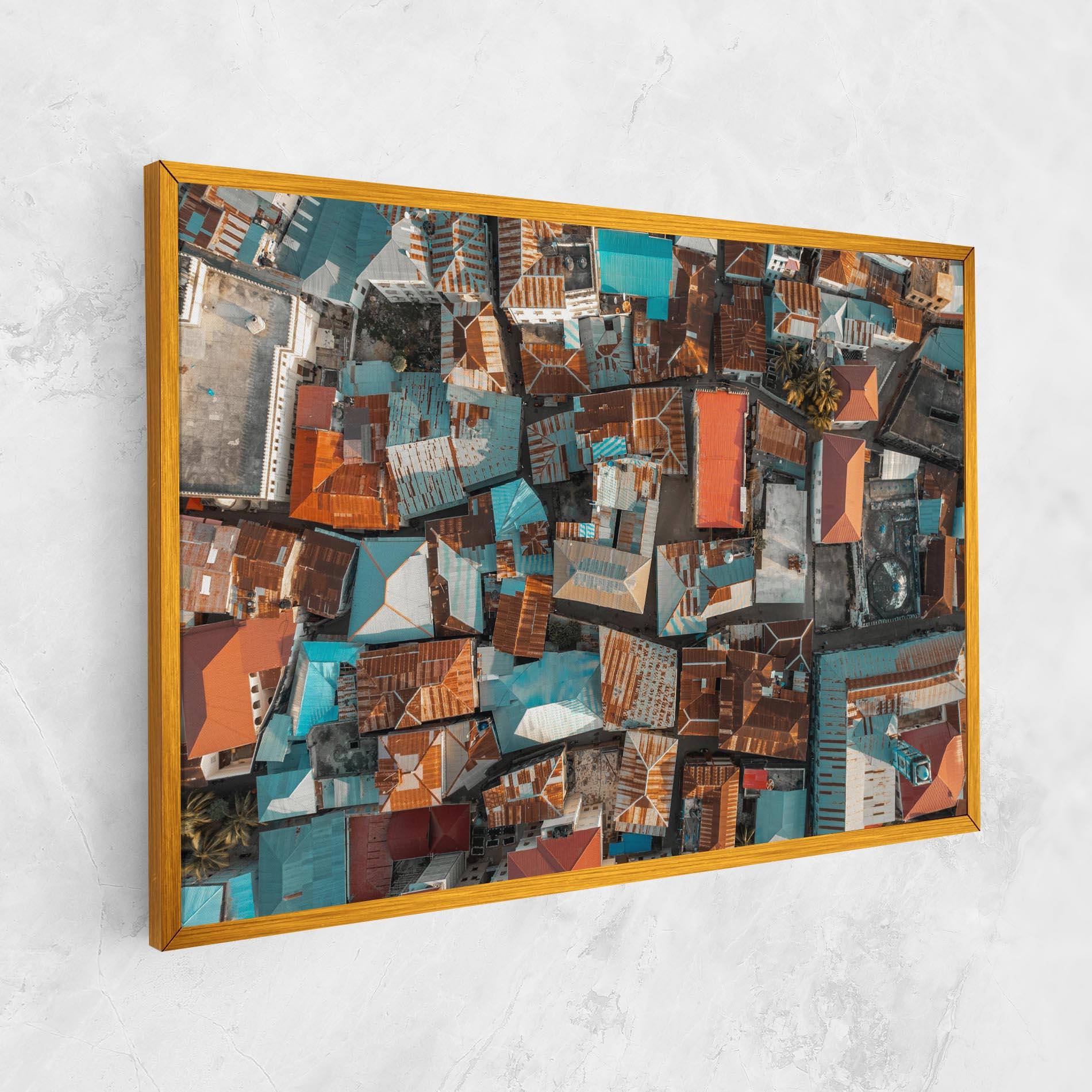 Leinwandbild Island Tanzania mockup 1