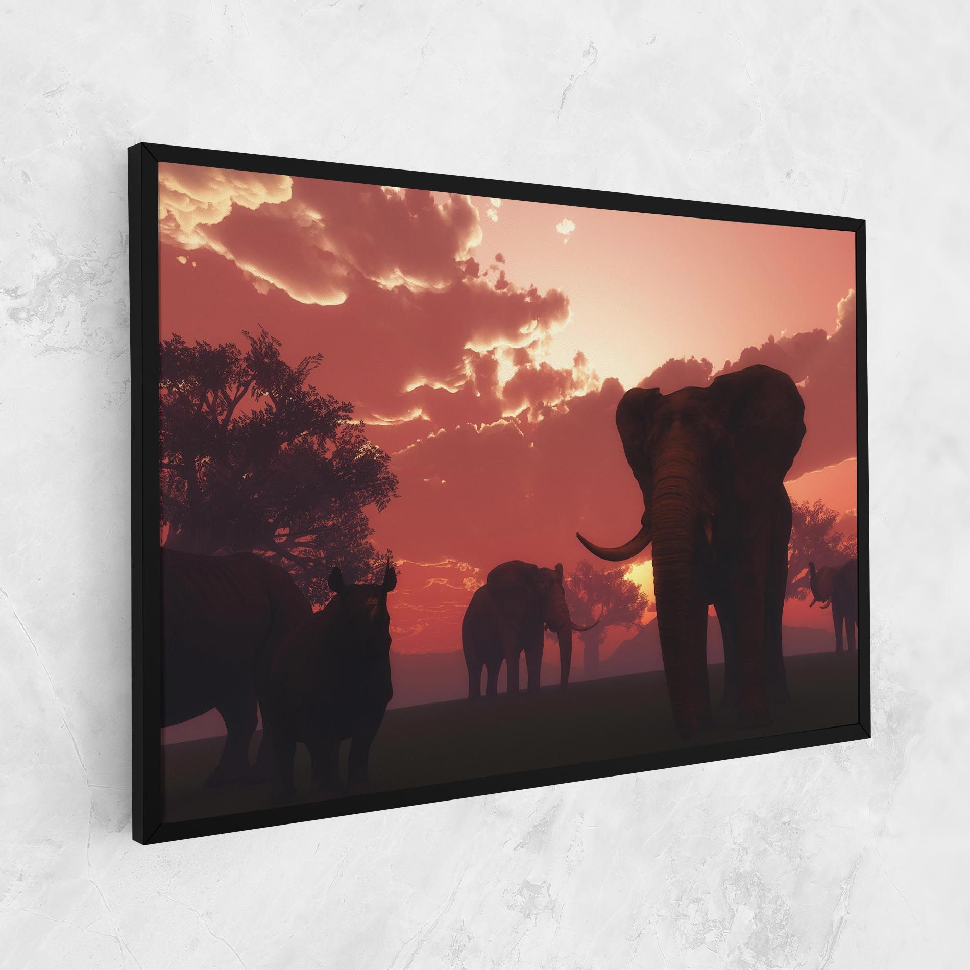 African Elephant View mockup 1