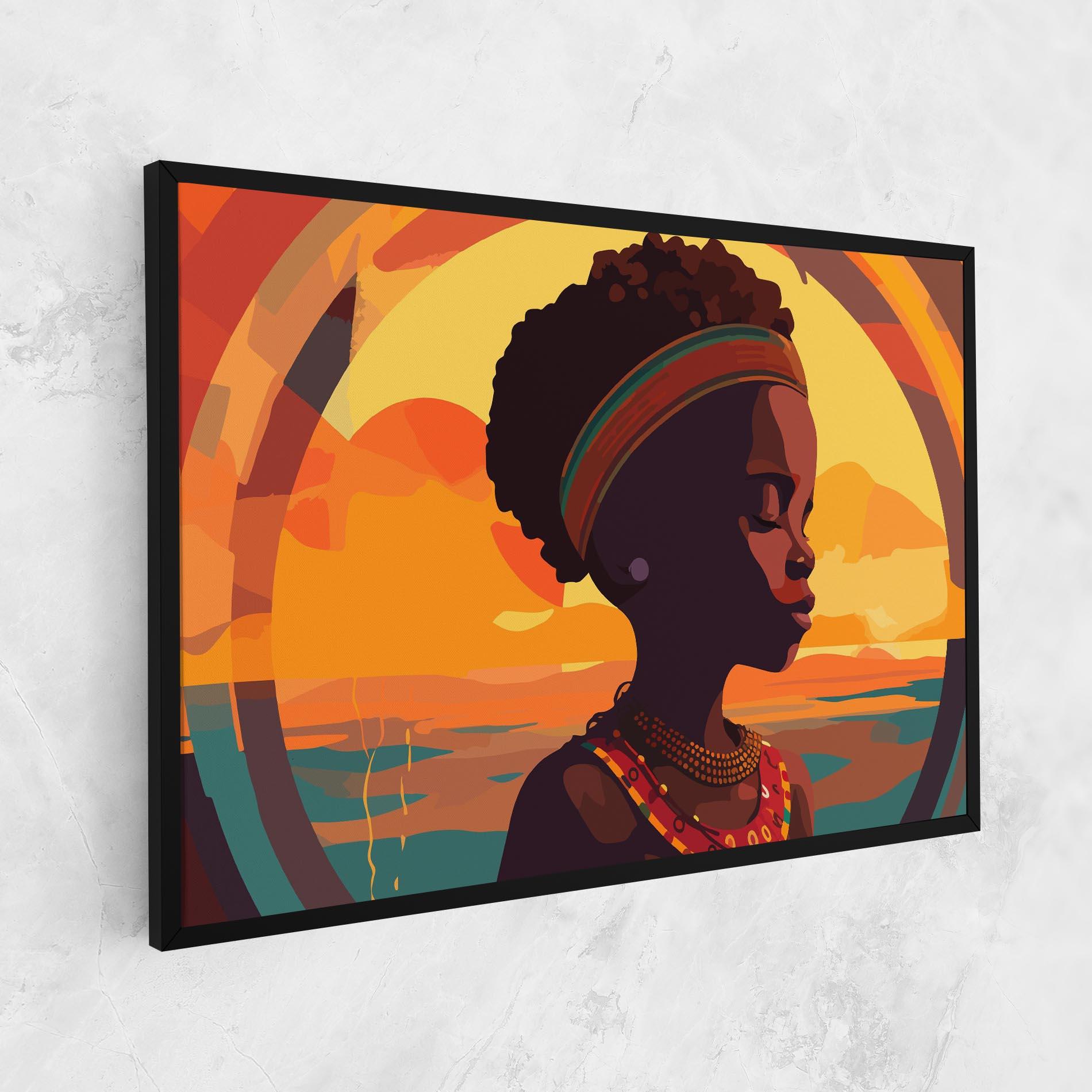 Leinwandbild African Pretty Child mockup 1