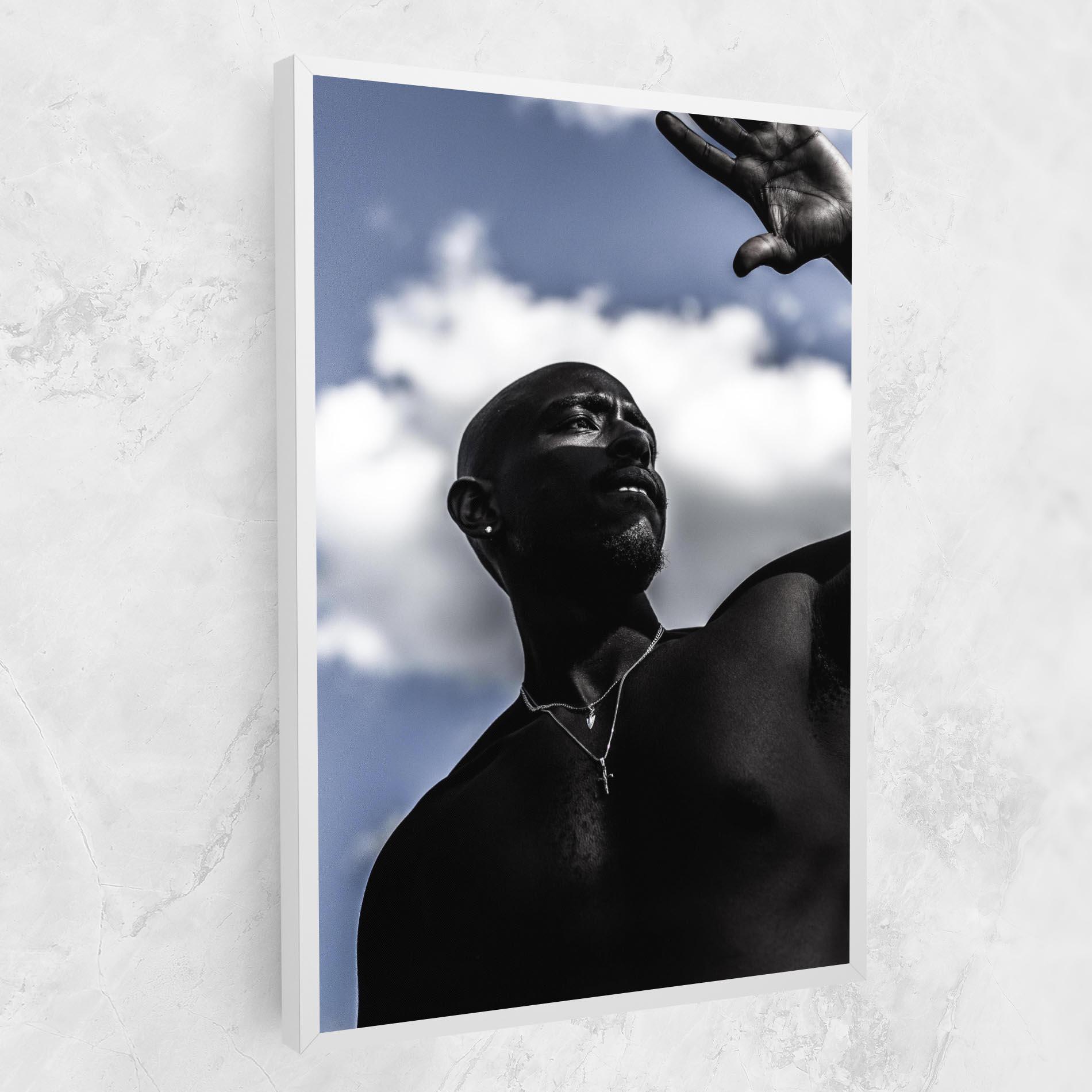 Leinwandbild African Blue Sky mockup 1