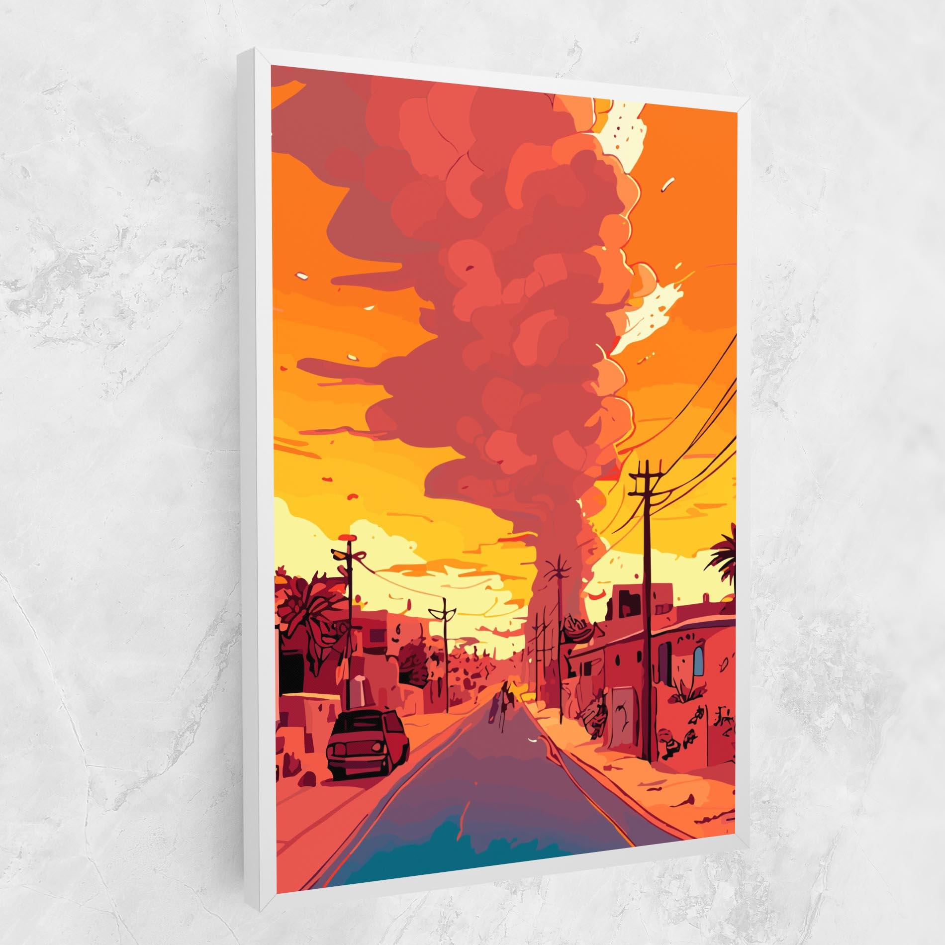 Leinwandbild African Smoke mockup 1