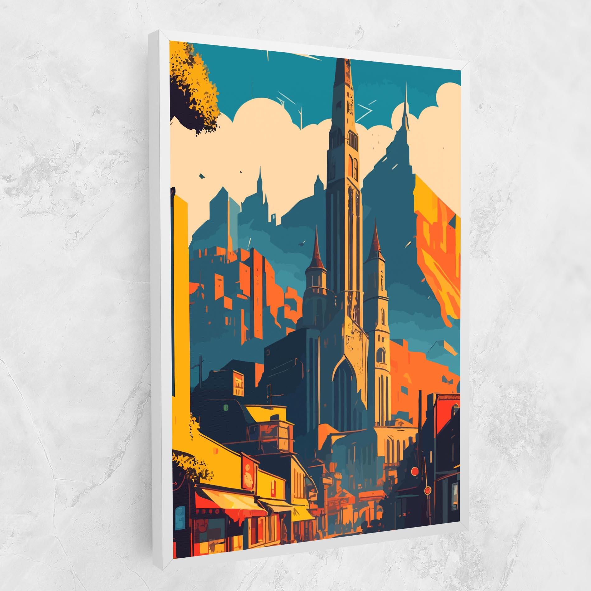 Leinwandbild African Tower mockup 1