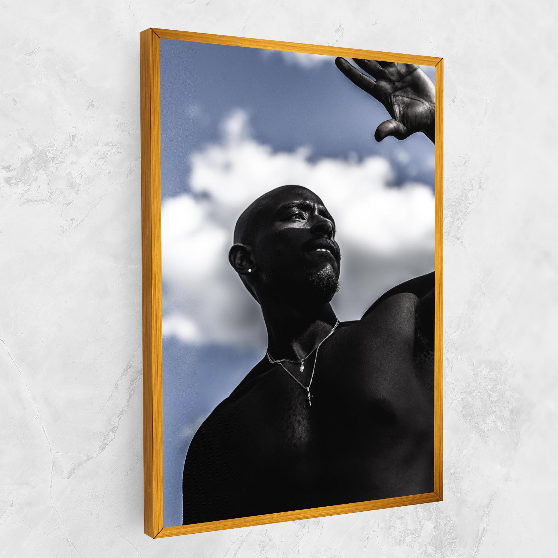 Leinwandbild African Blue Sky mockup 1