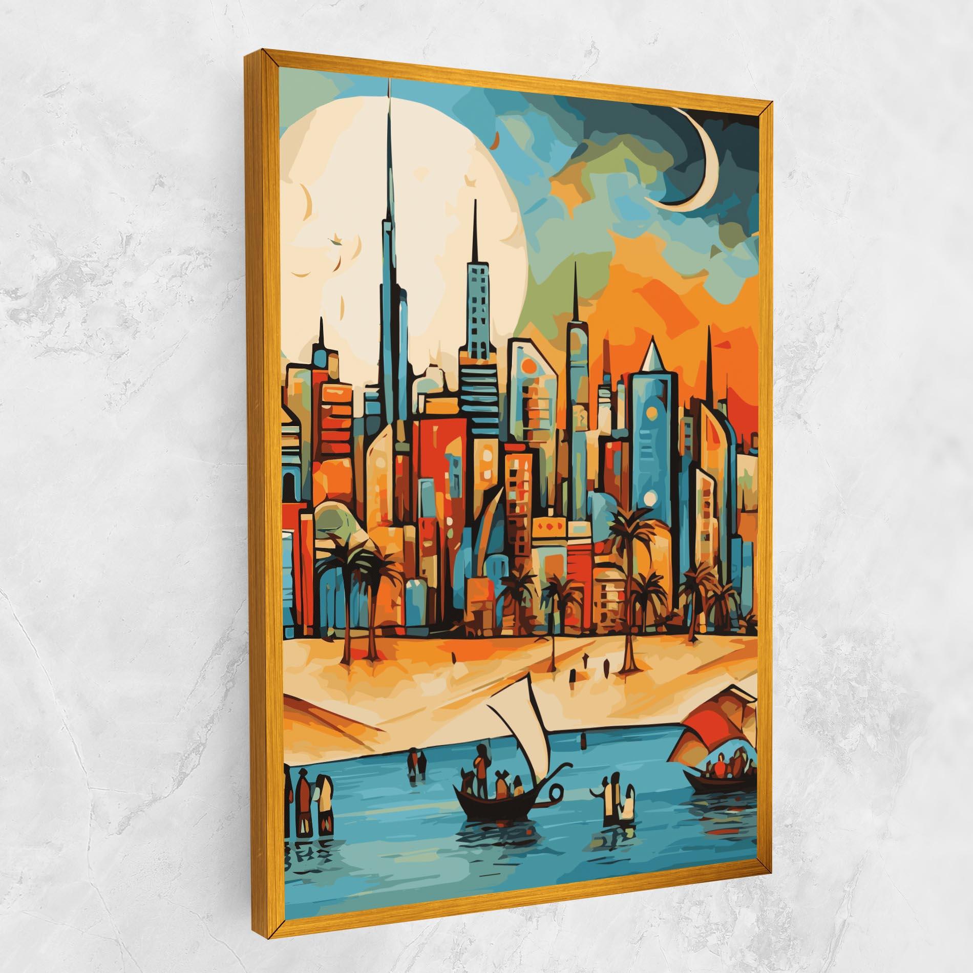 Leinwandbild African Moon mockup 1