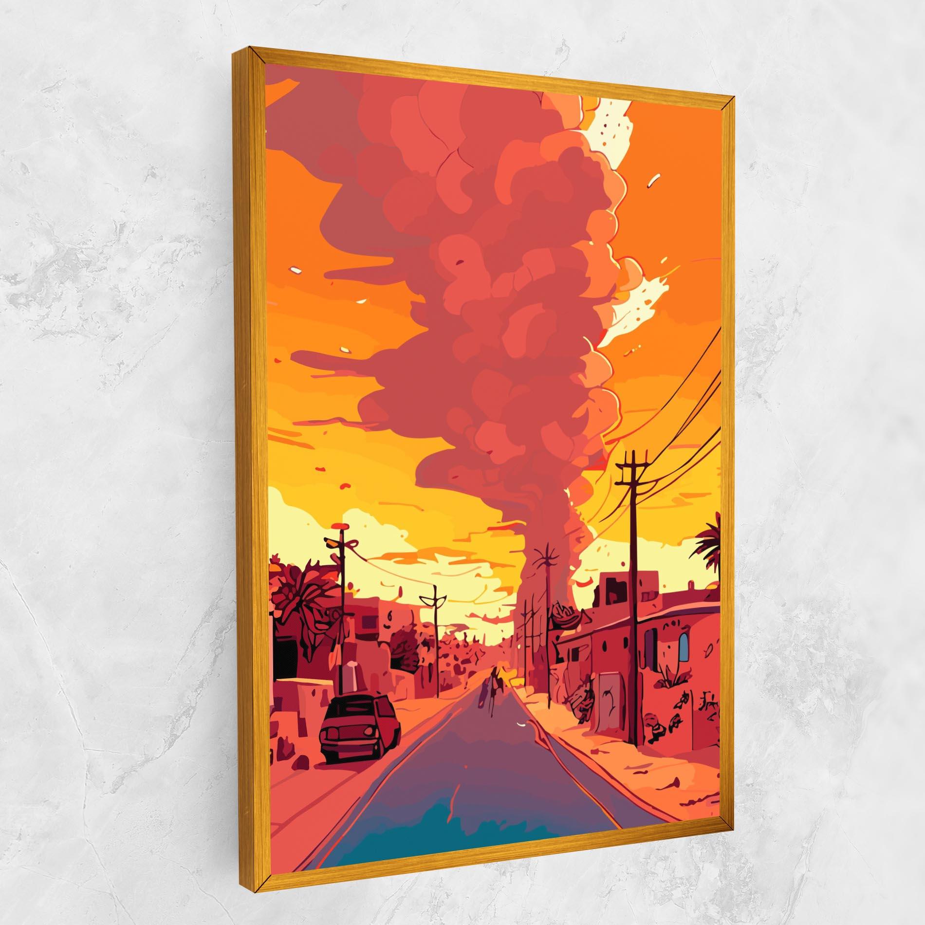 Leinwandbild African Smoke mockup 1