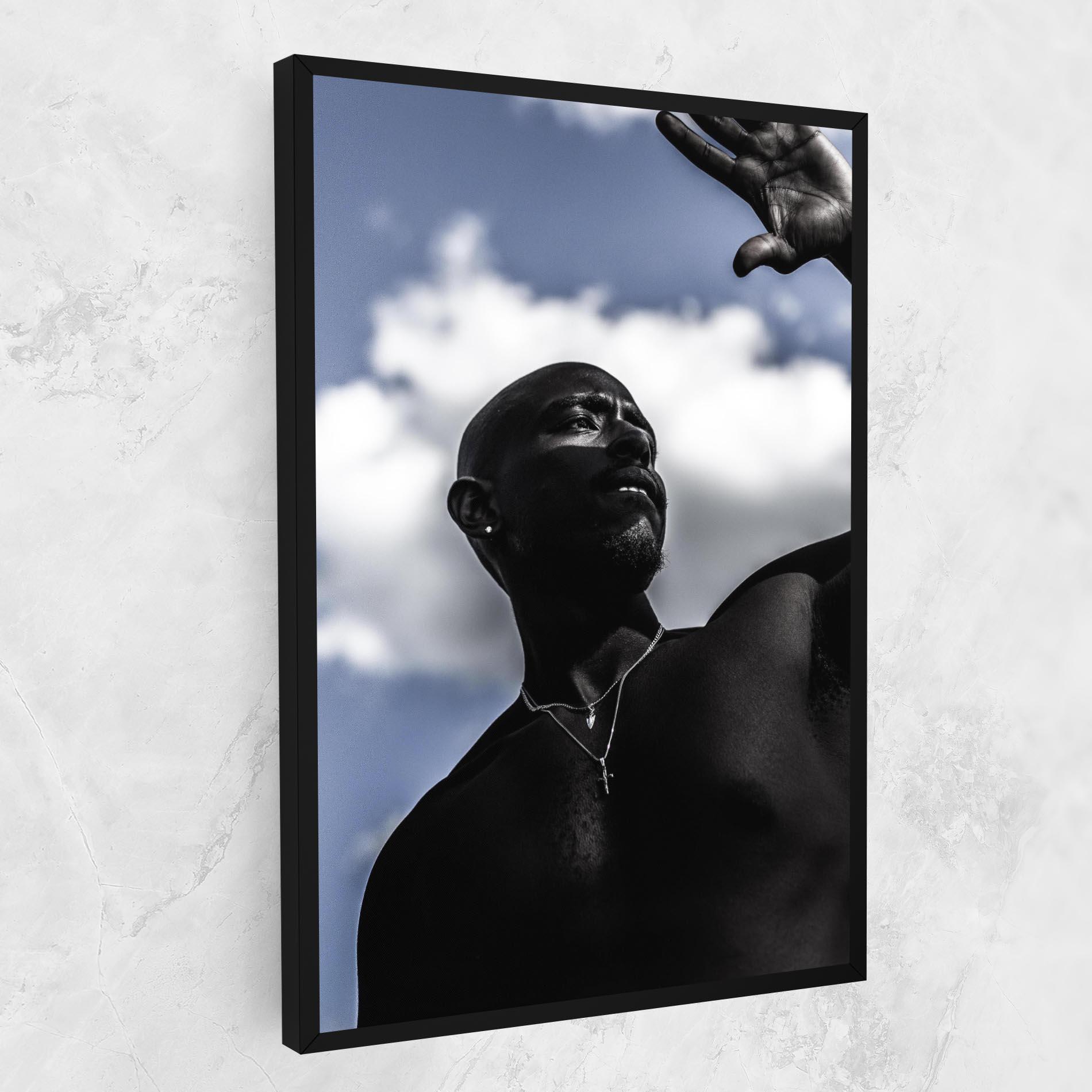 Leinwandbild African Blue Sky mockup 1