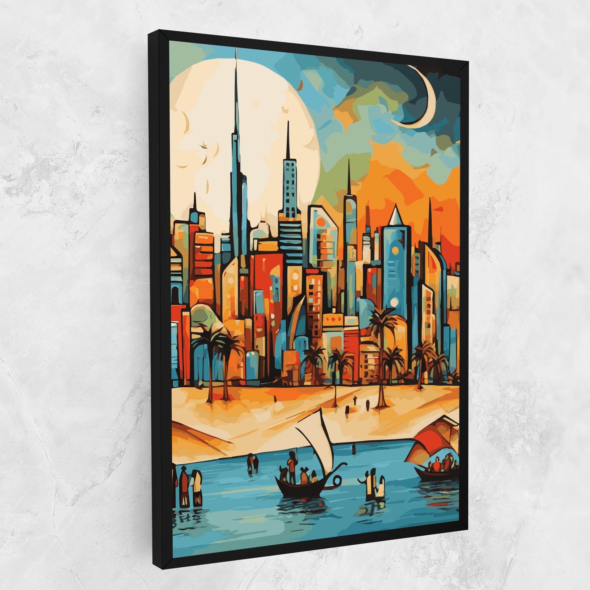 Leinwandbild African Moon mockup 1