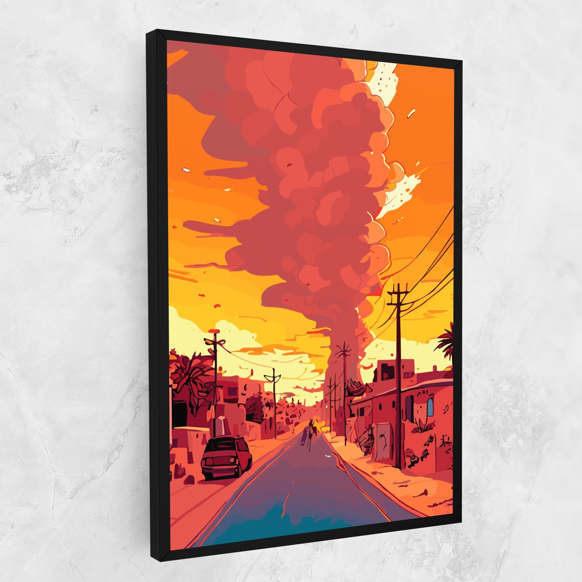 Leinwandbild African Smoke mockup 1