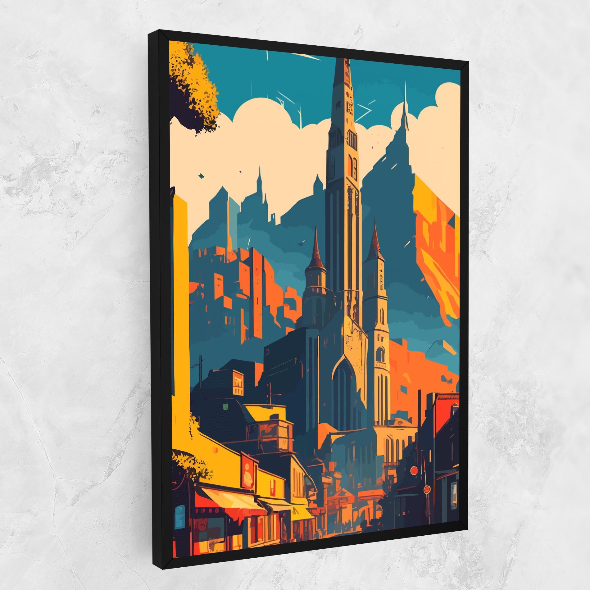 Leinwandbild African Tower mockup 1