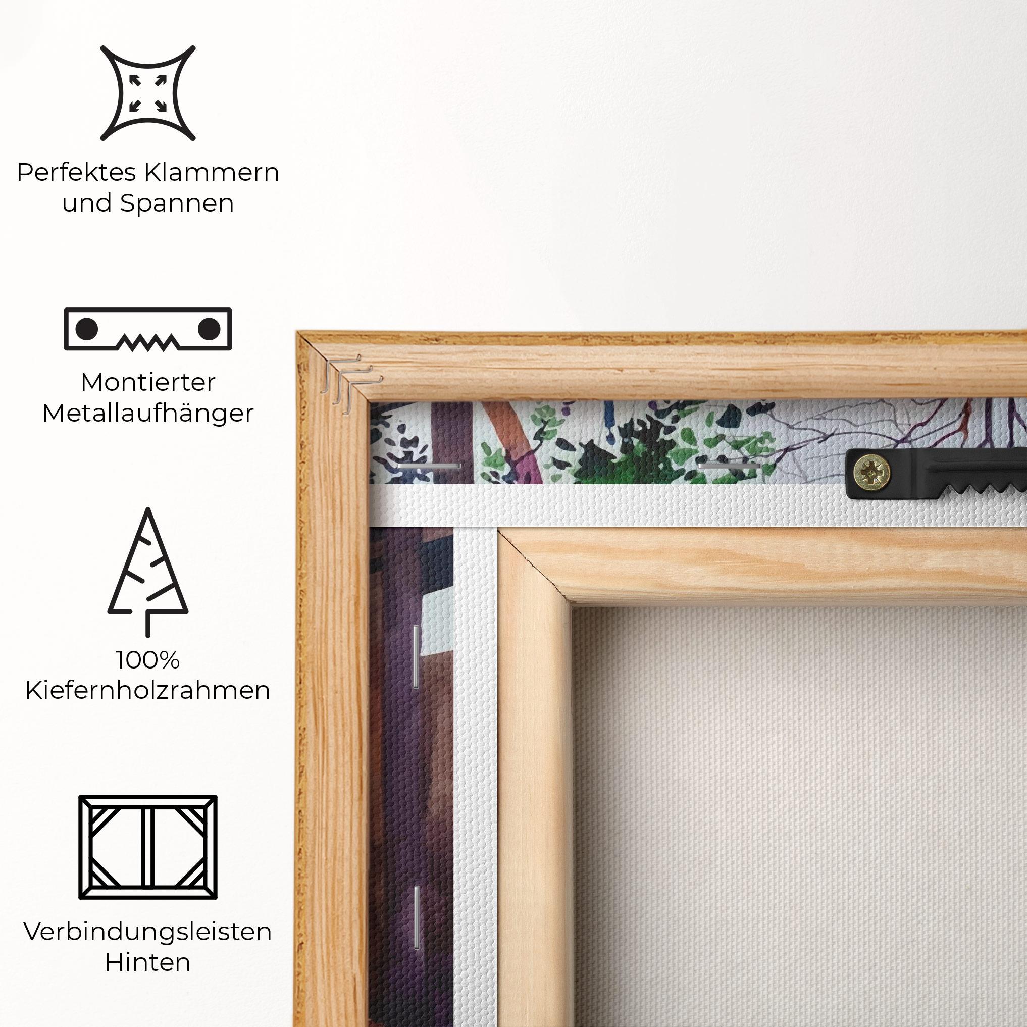 Leinwandbild African City mockup 5