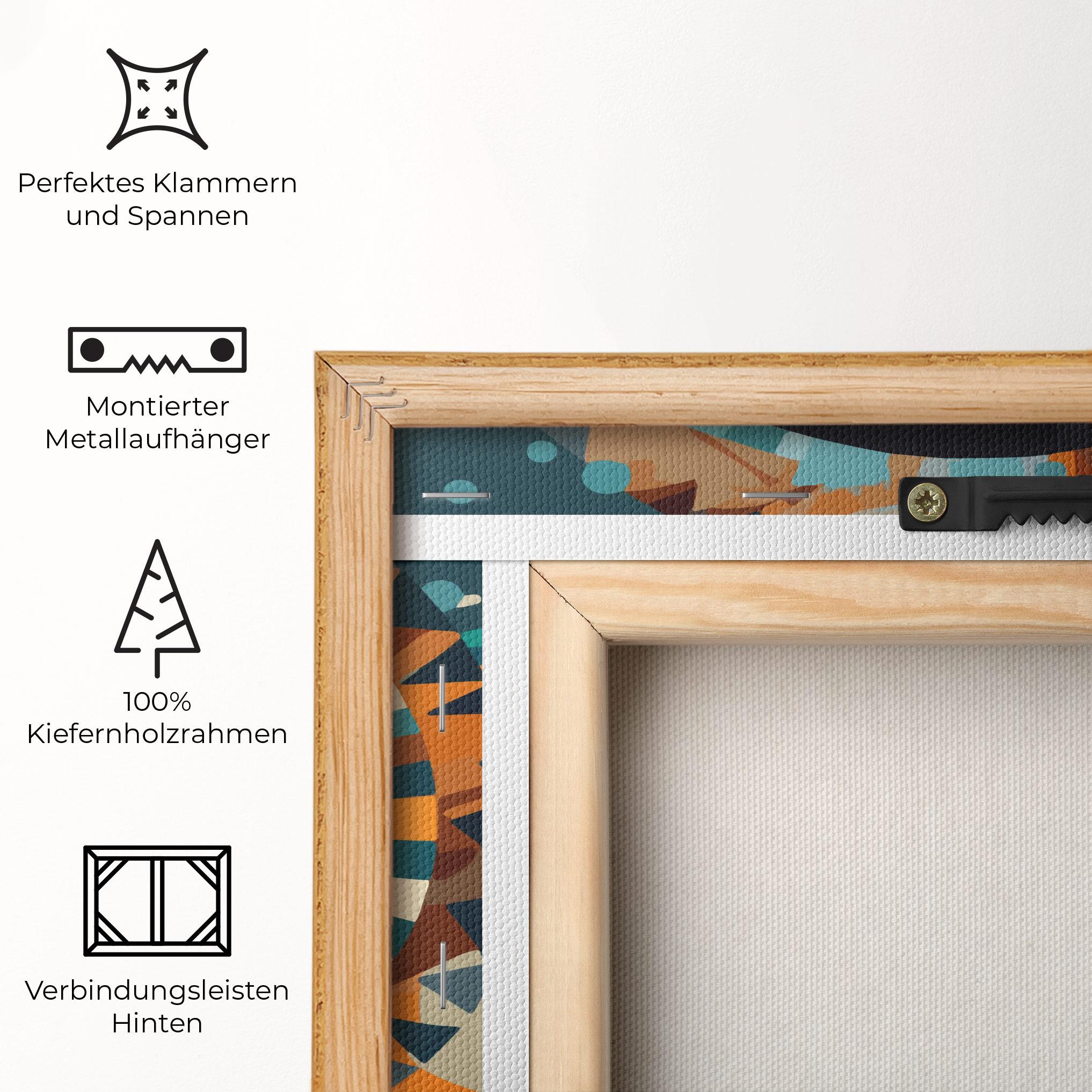 Leinwandbild African Colorful Child mockup 5