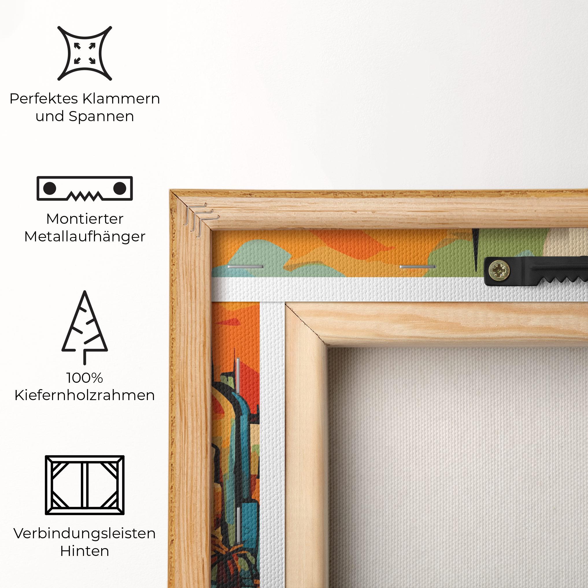 Leinwandbild African Moon mockup 5