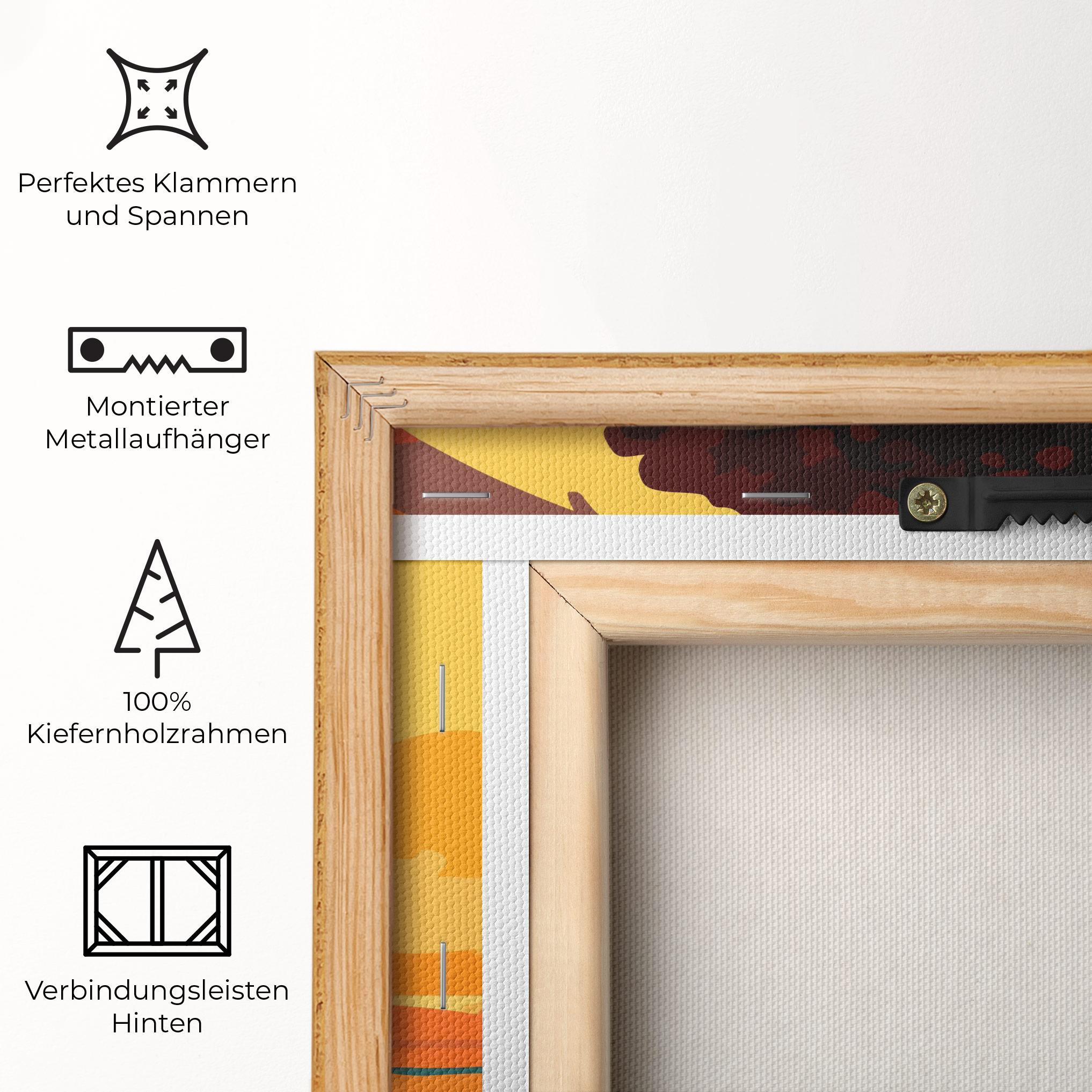 Leinwandbild African Pretty Child mockup 5