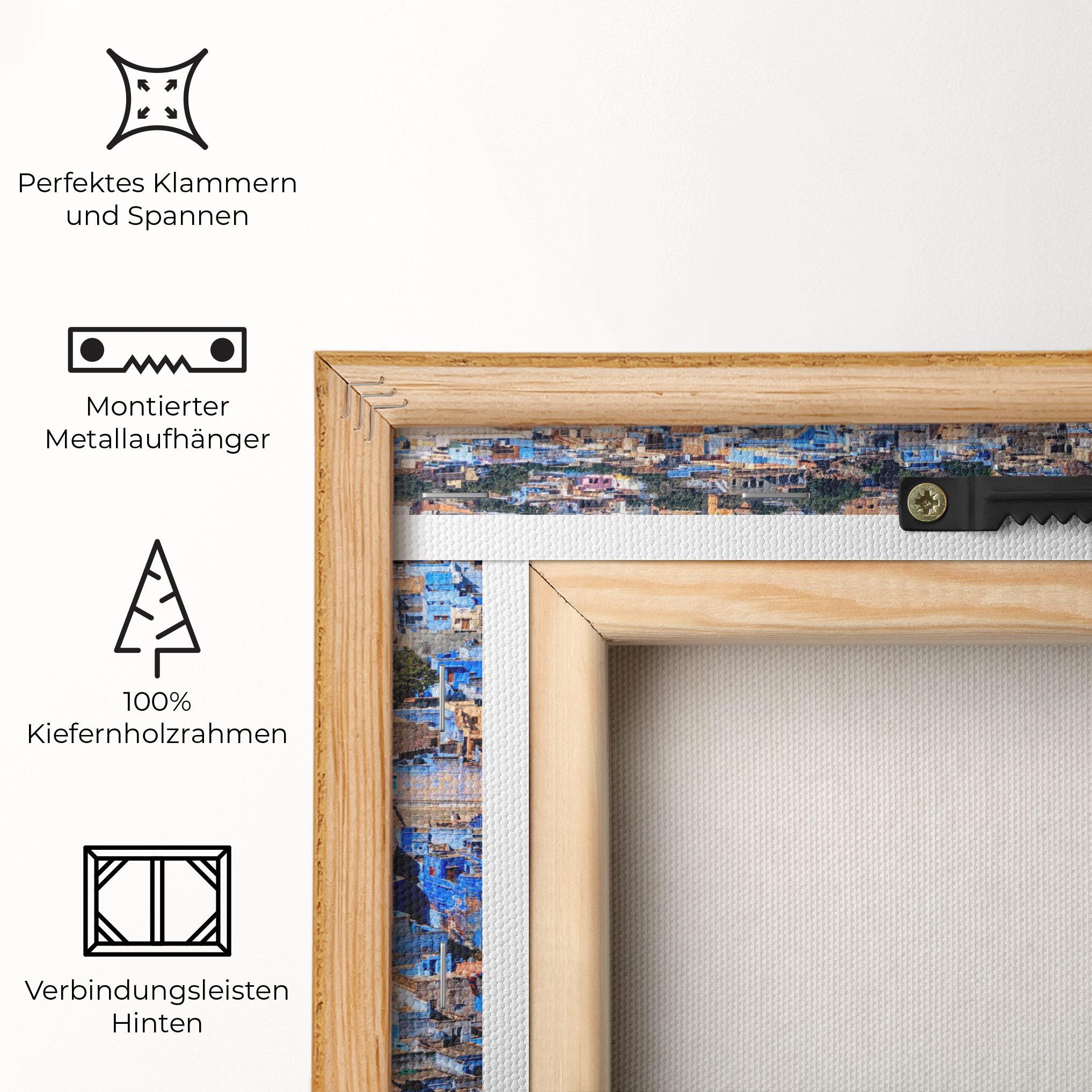 Leinwandbild Brahmin Houses mockup 5