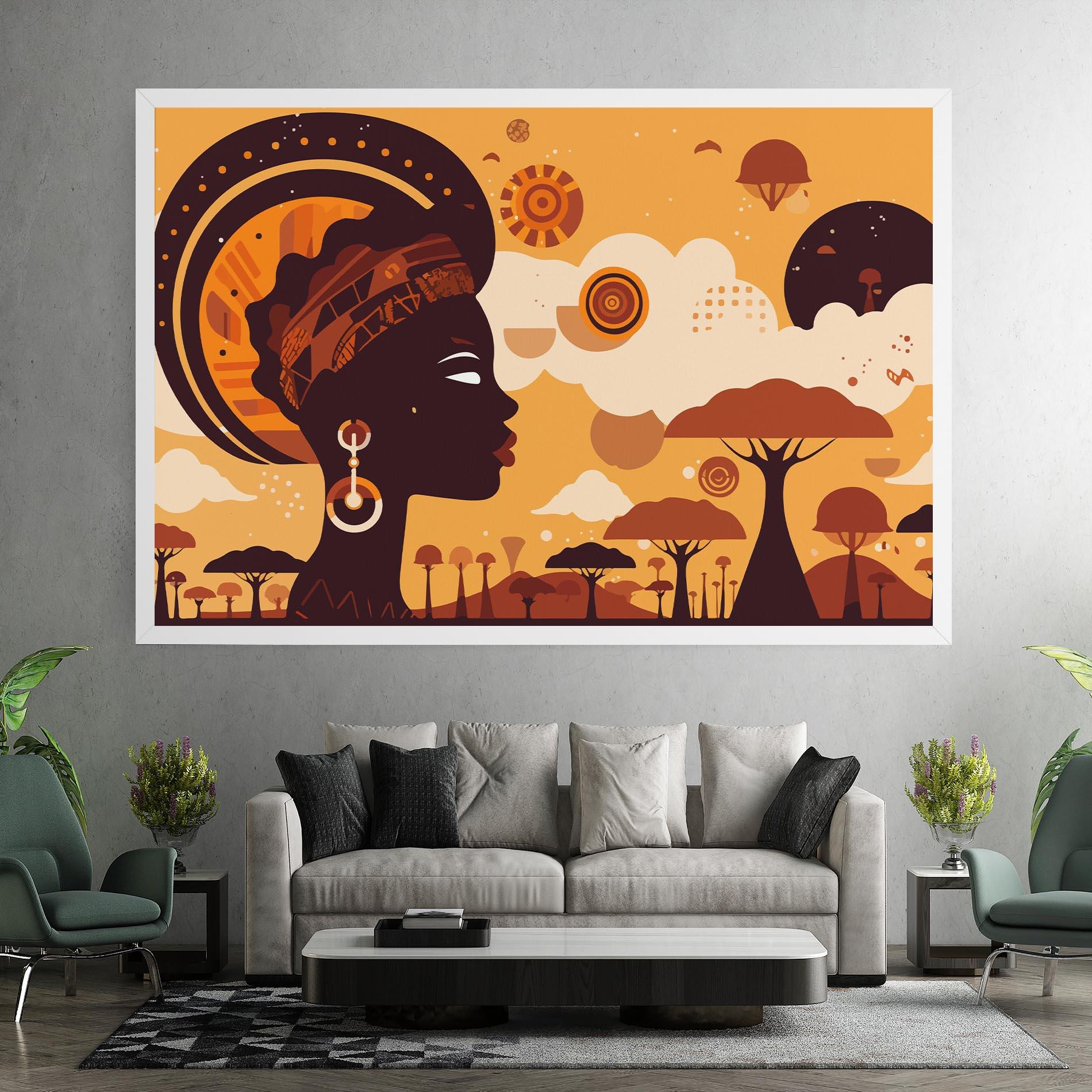 Leinwandbild African Art mockup 7