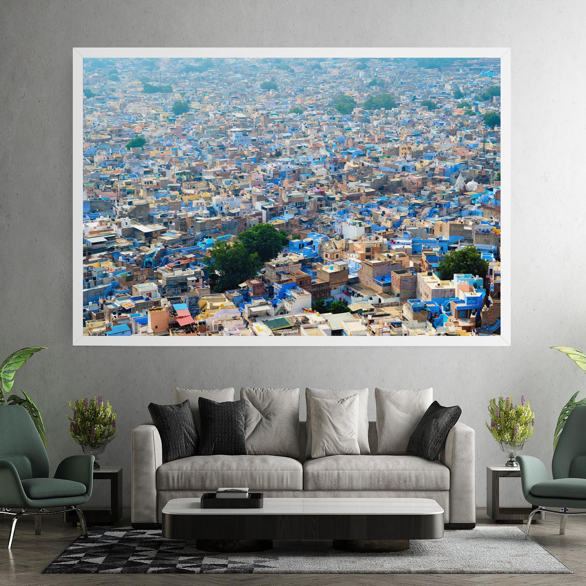 Leinwandbild Rajasthan India Buildings mockup 7