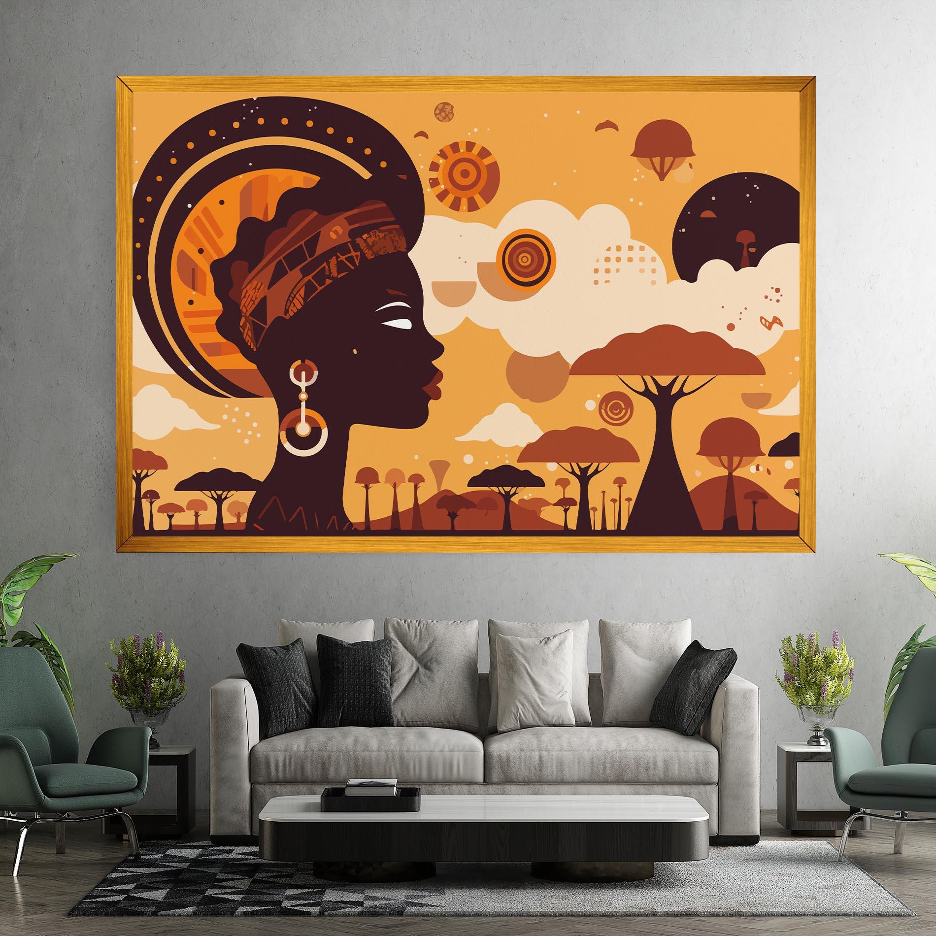 Leinwandbild African Art mockup 7