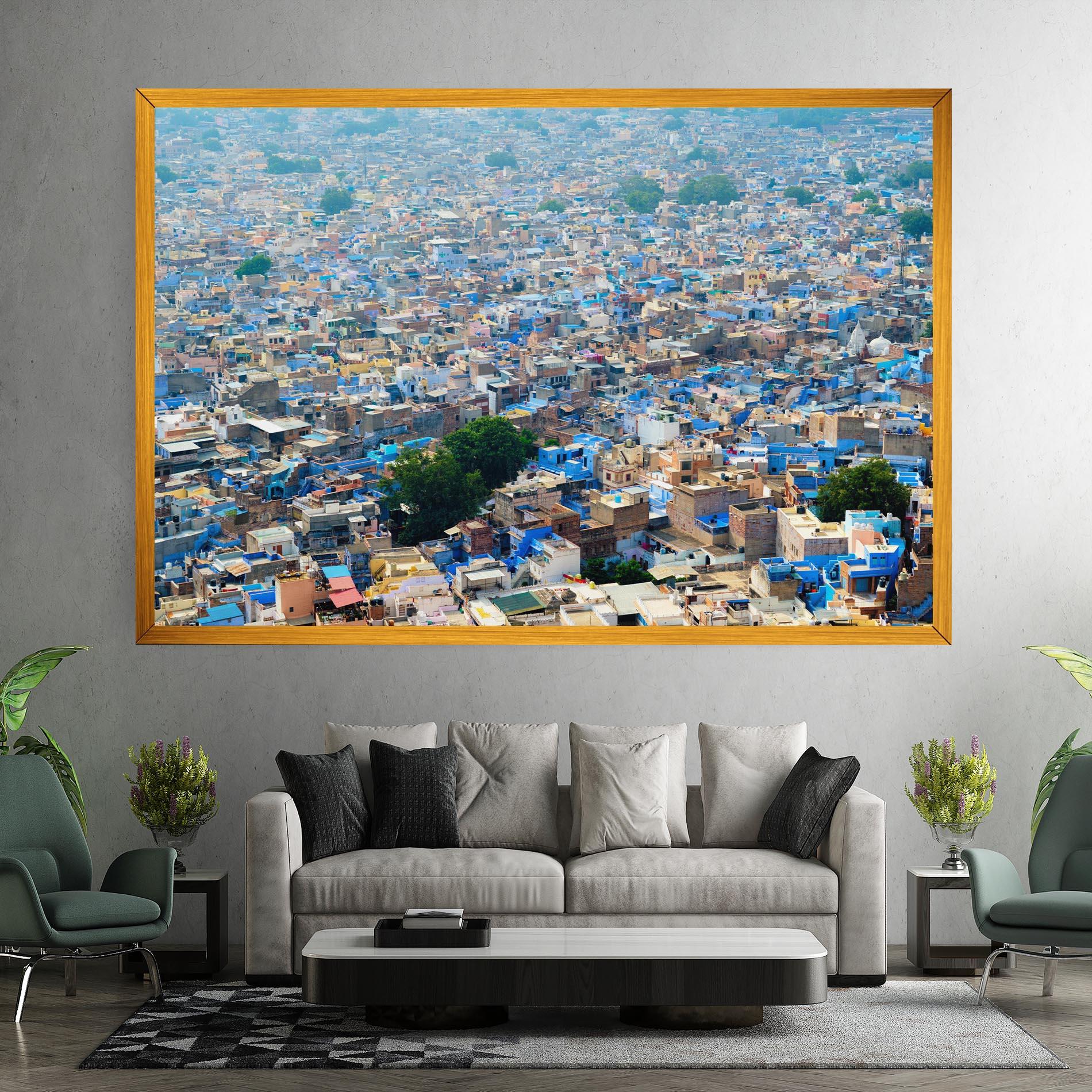 Leinwandbild Rajasthan India Buildings mockup 7