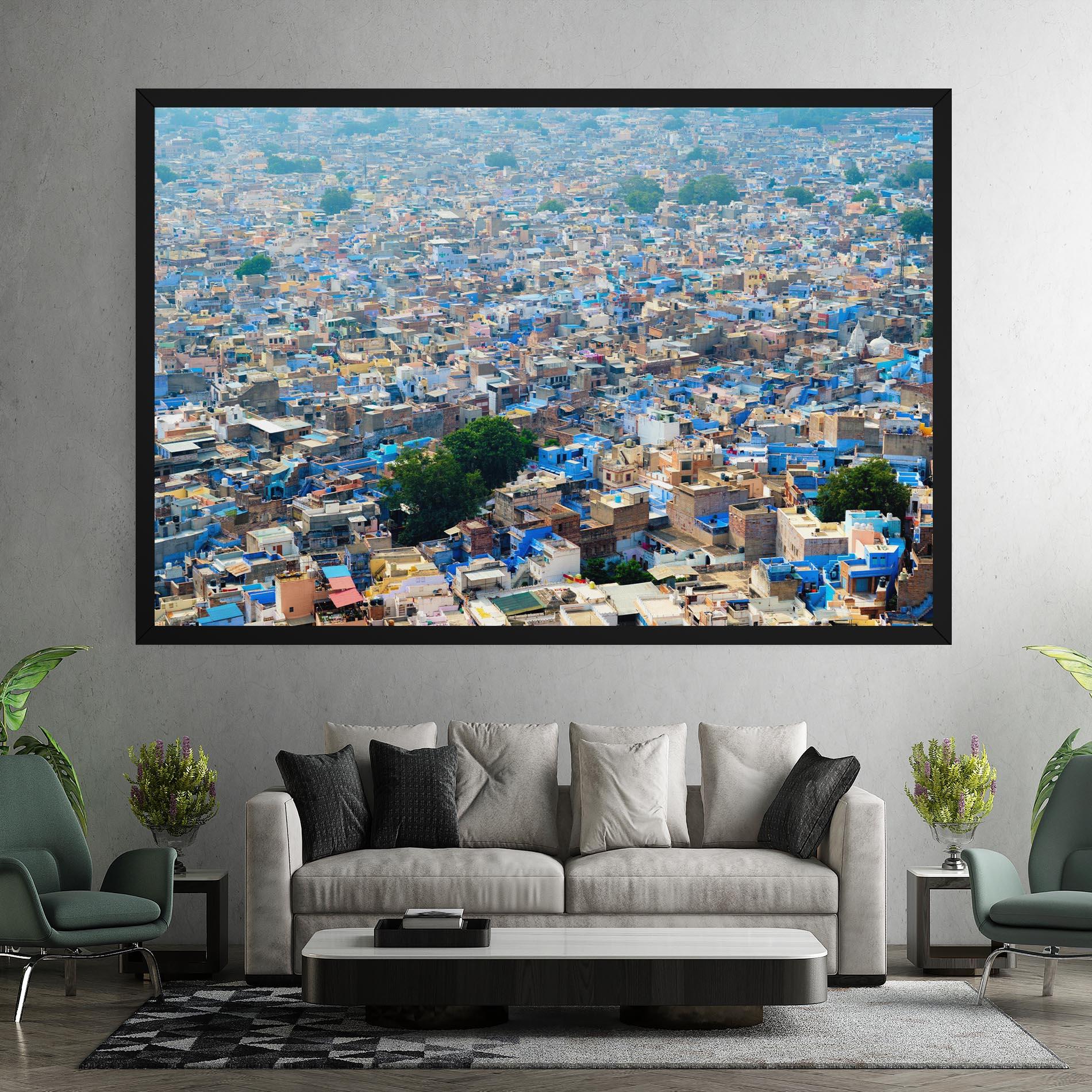 Leinwandbild Rajasthan India Buildings mockup 7