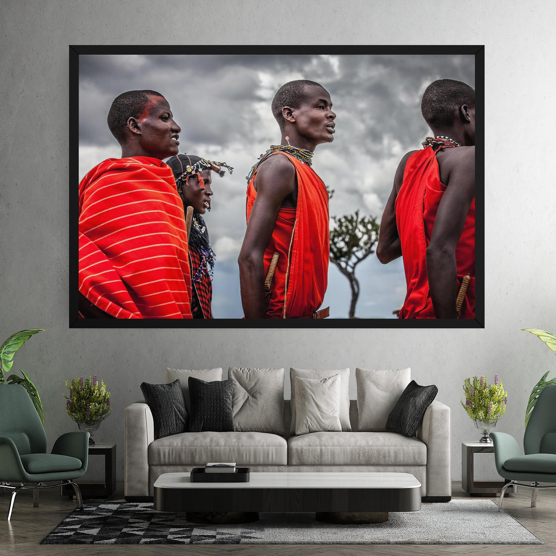 Red African Clothes mockup 7