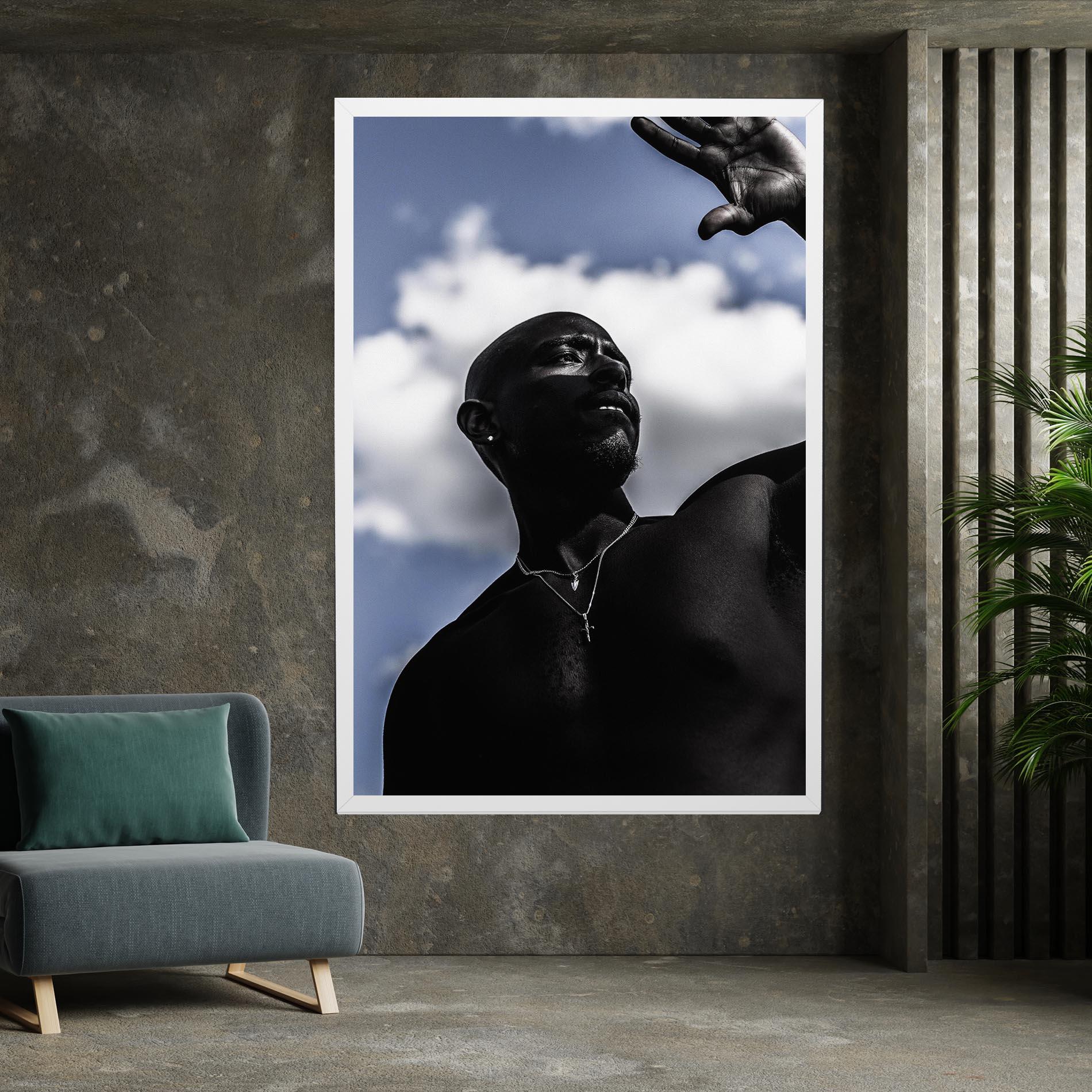 Leinwandbild African Blue Sky mockup 7