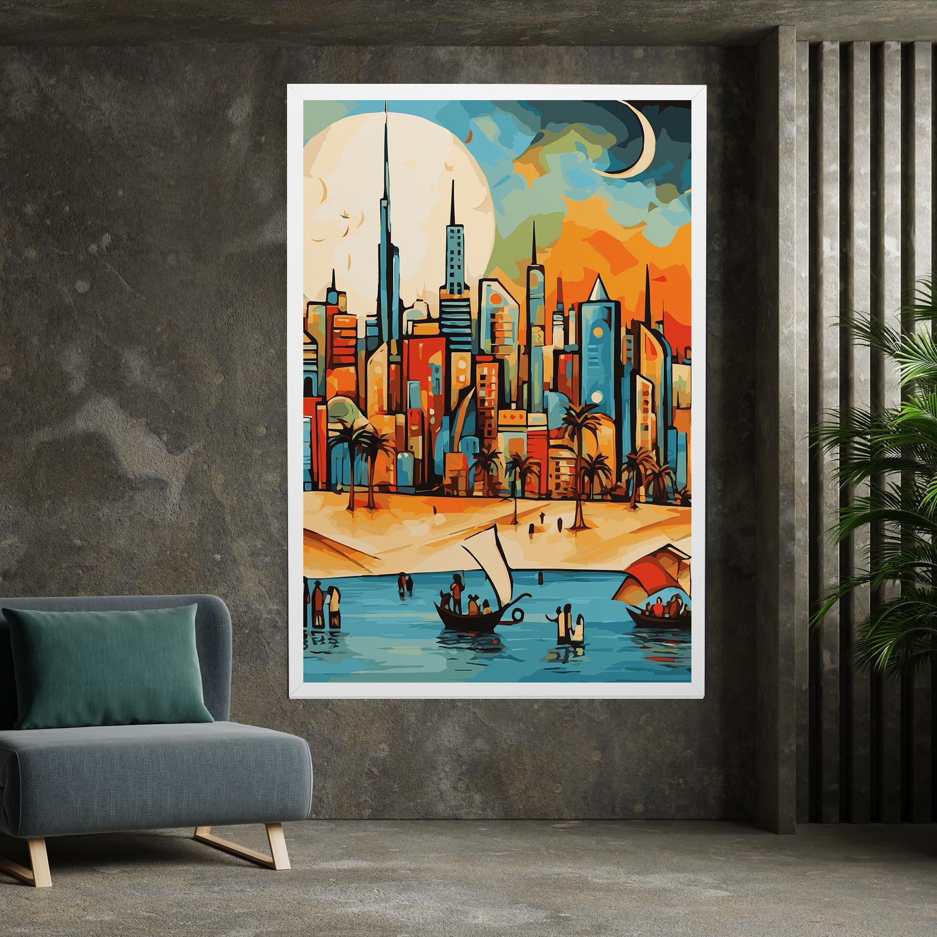 Leinwandbild African Moon mockup 7