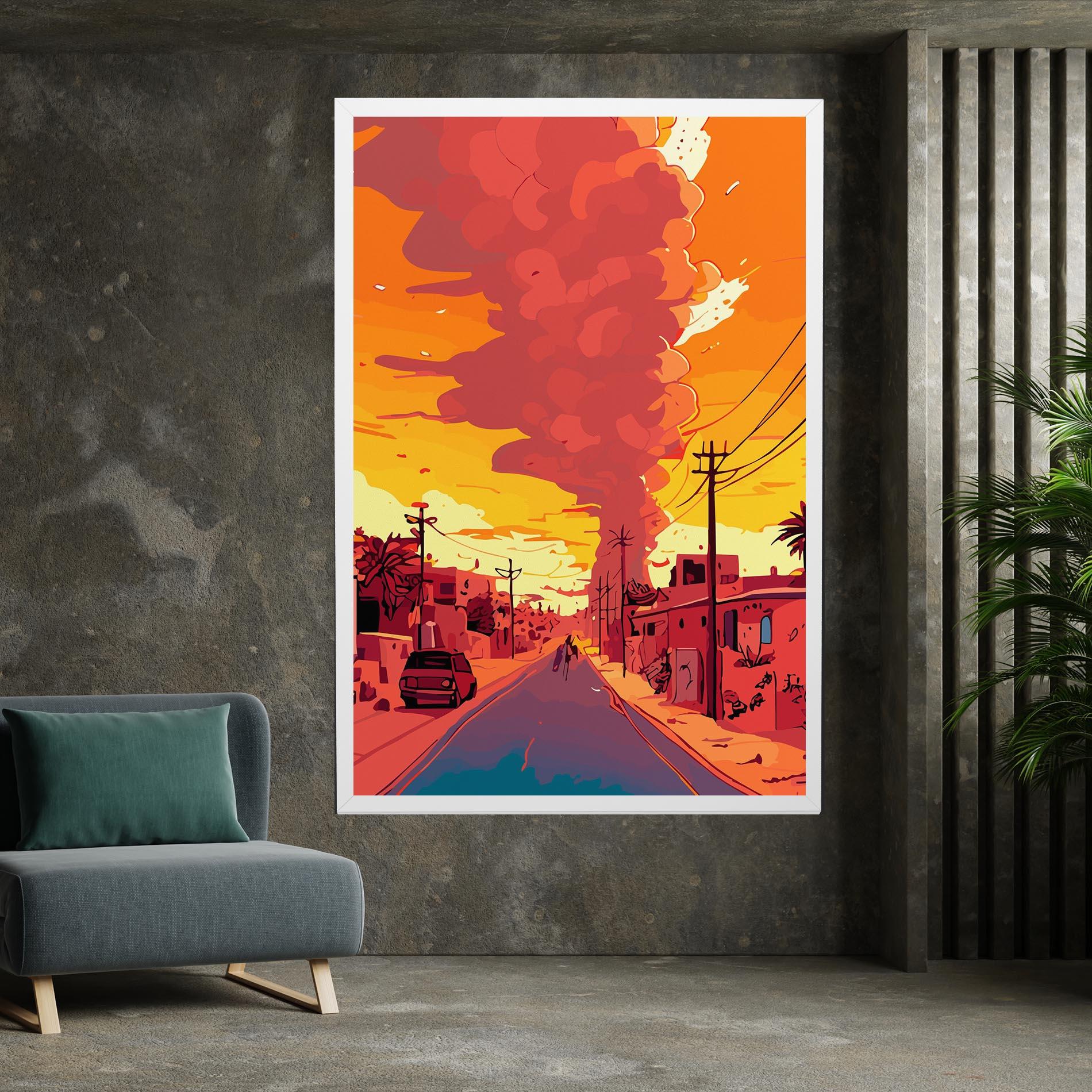 Leinwandbild African Smoke mockup 7