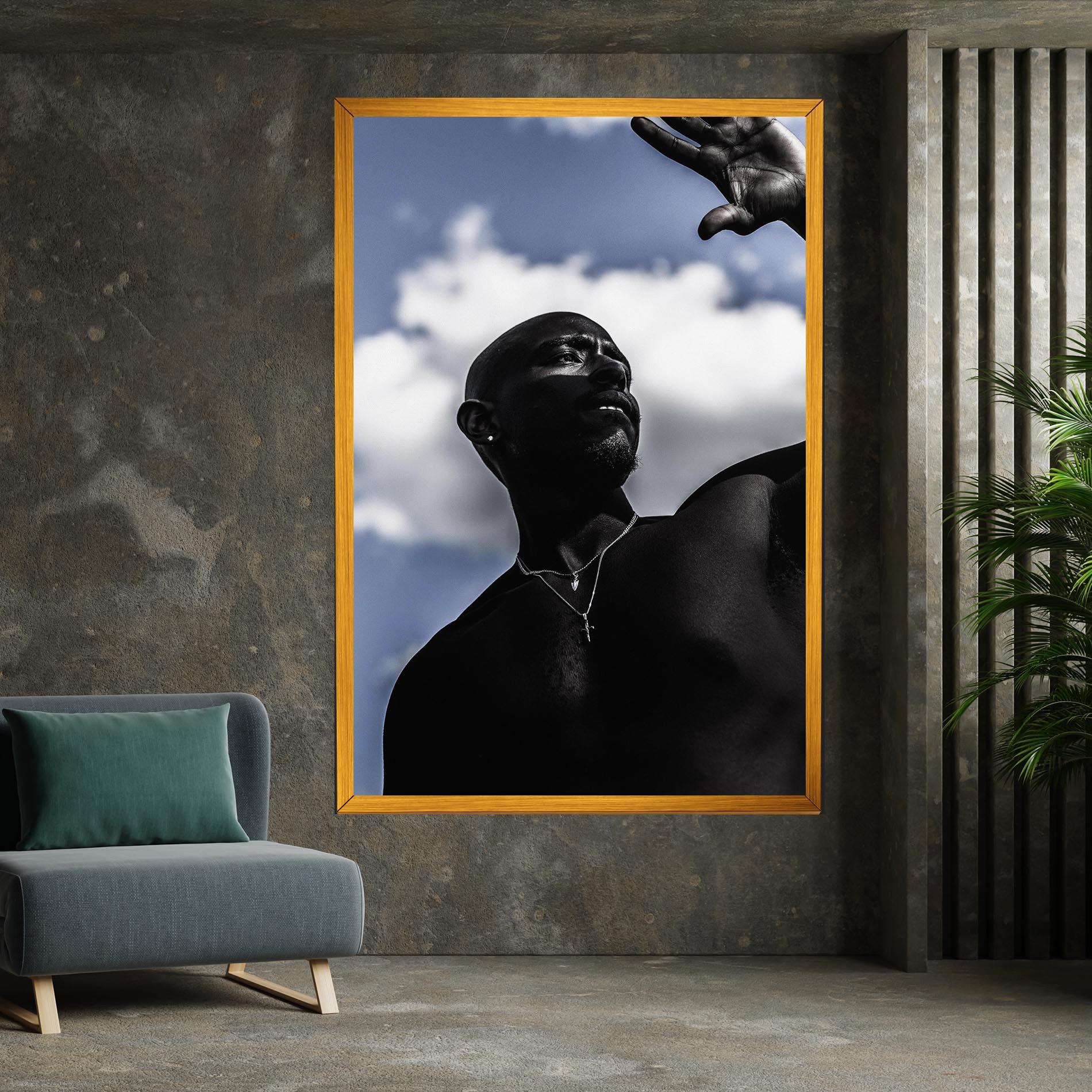 Leinwandbild African Blue Sky mockup 7