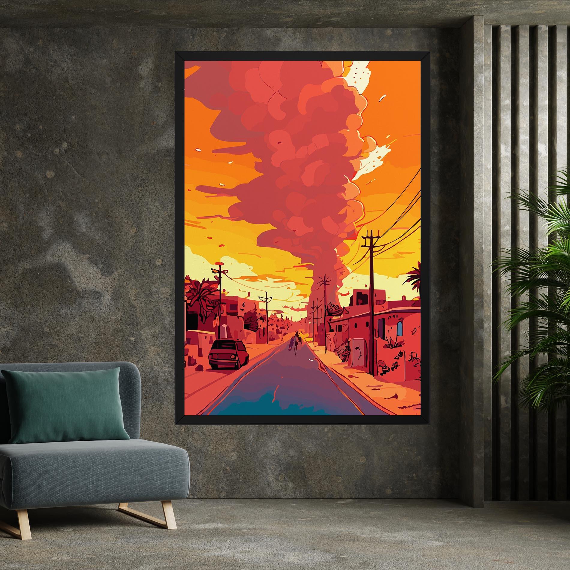 Leinwandbild African Smoke mockup 7