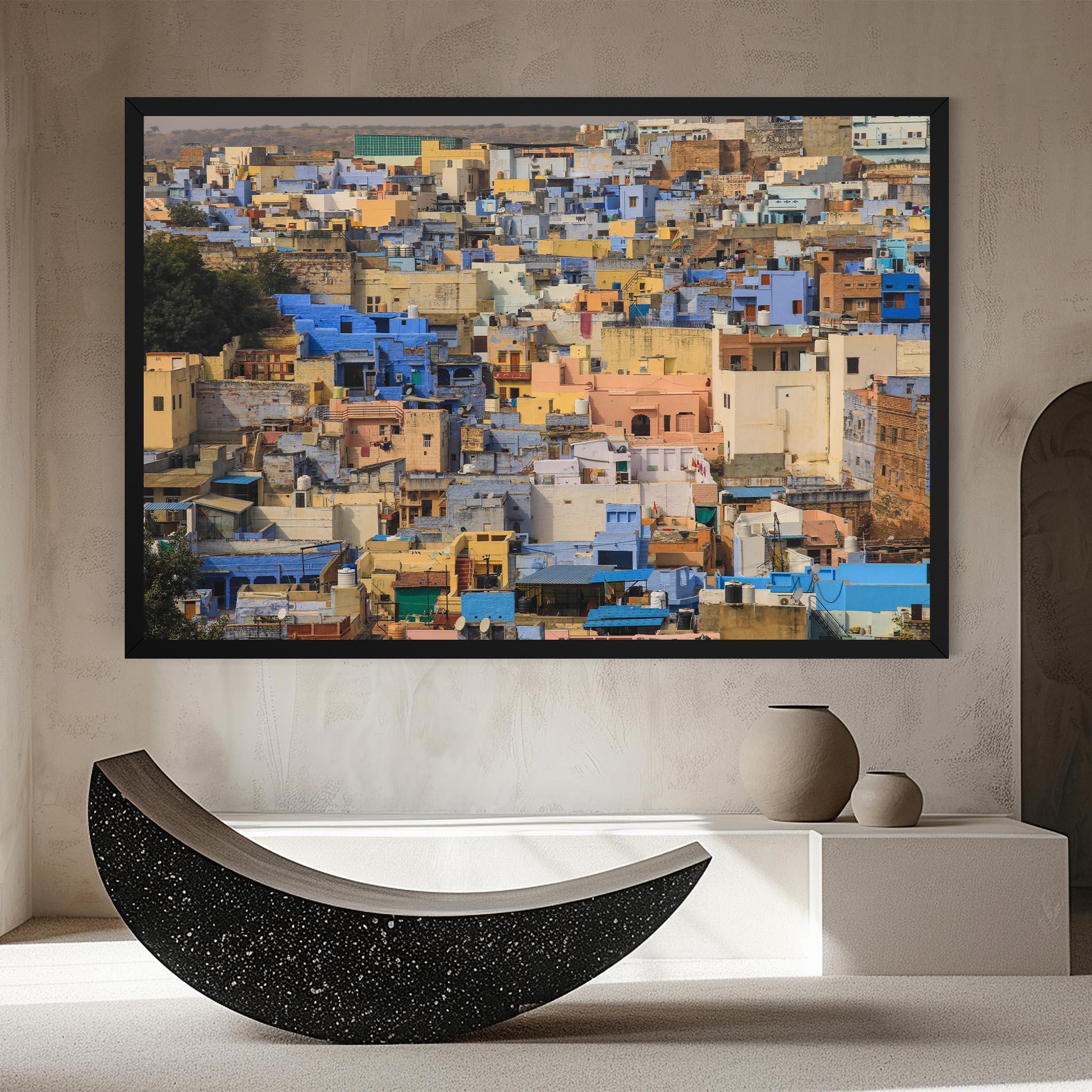 Leinwandbild Rajasthan View India mockup 8