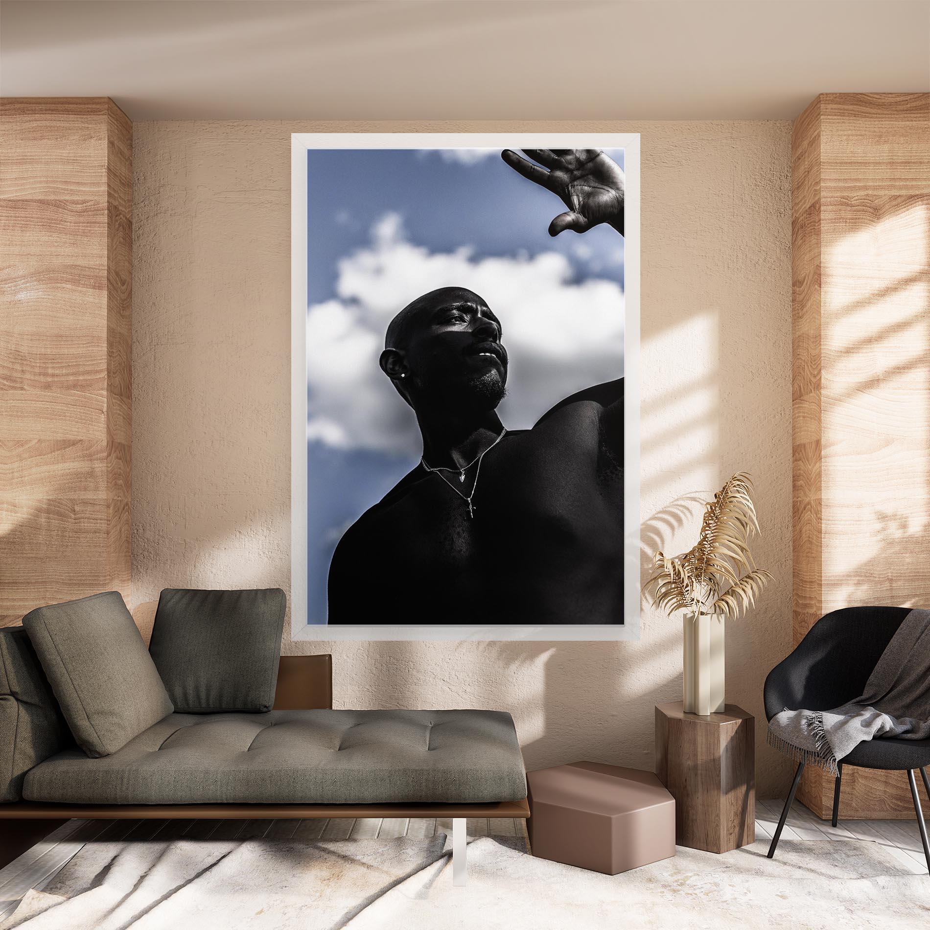 Leinwandbild African Blue Sky mockup 8