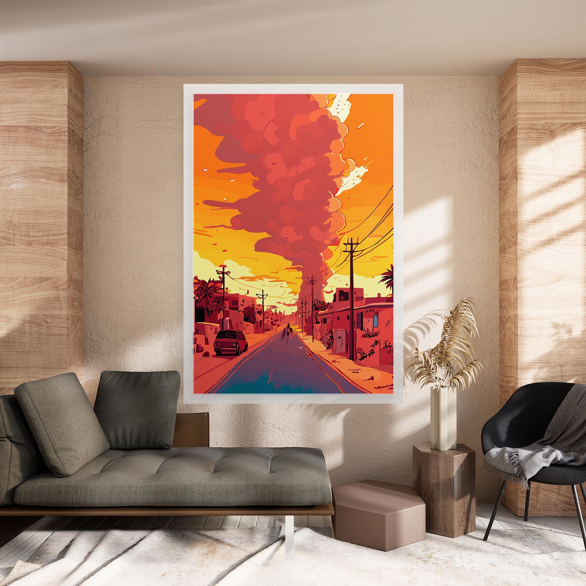 Leinwandbild African Smoke mockup 8