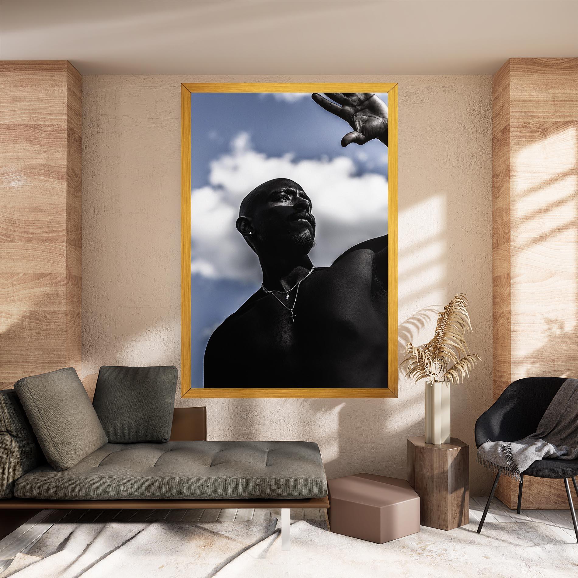 Leinwandbild African Blue Sky mockup 8