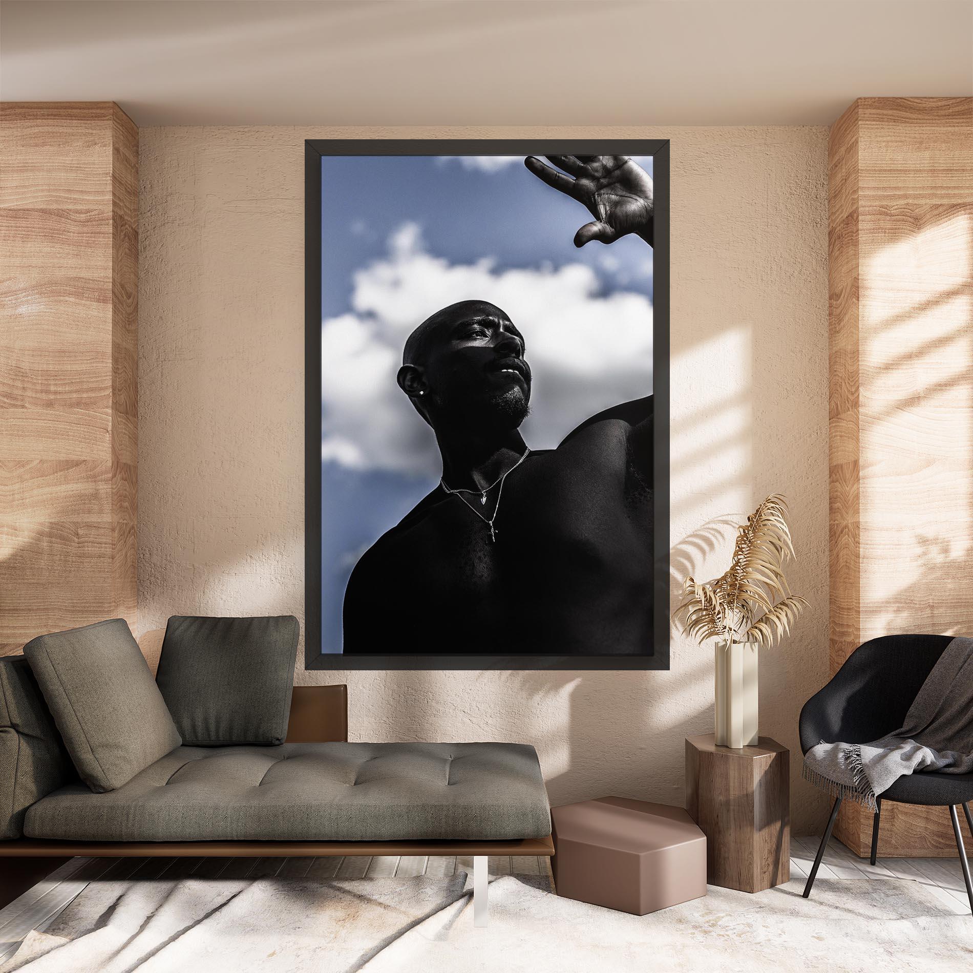 Leinwandbild African Blue Sky mockup 8