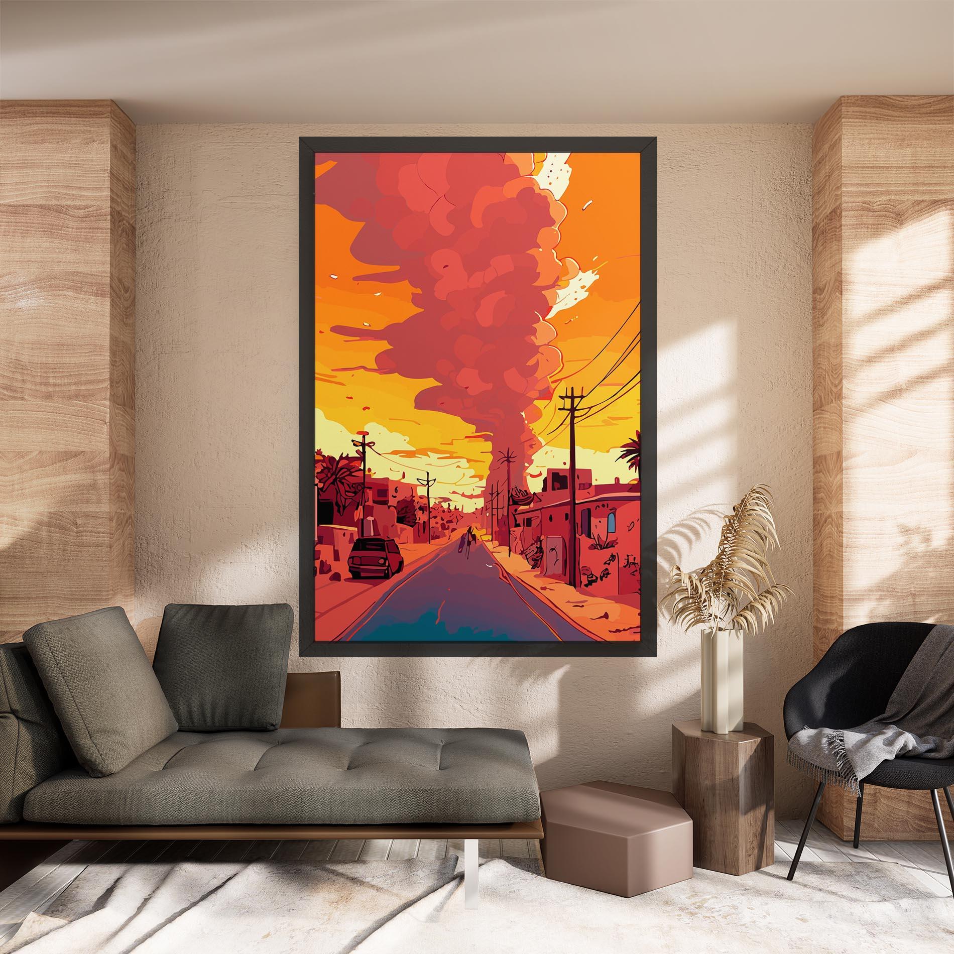 Leinwandbild African Smoke mockup 8