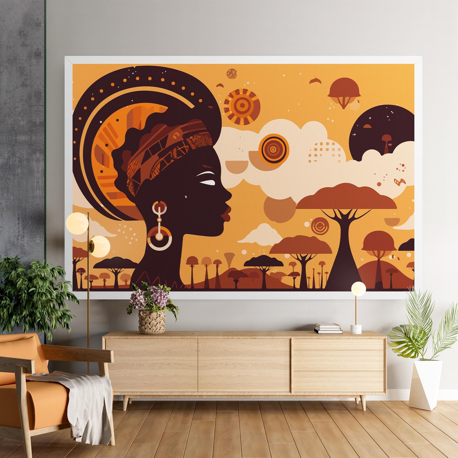 Leinwandbild African Art mockup 9