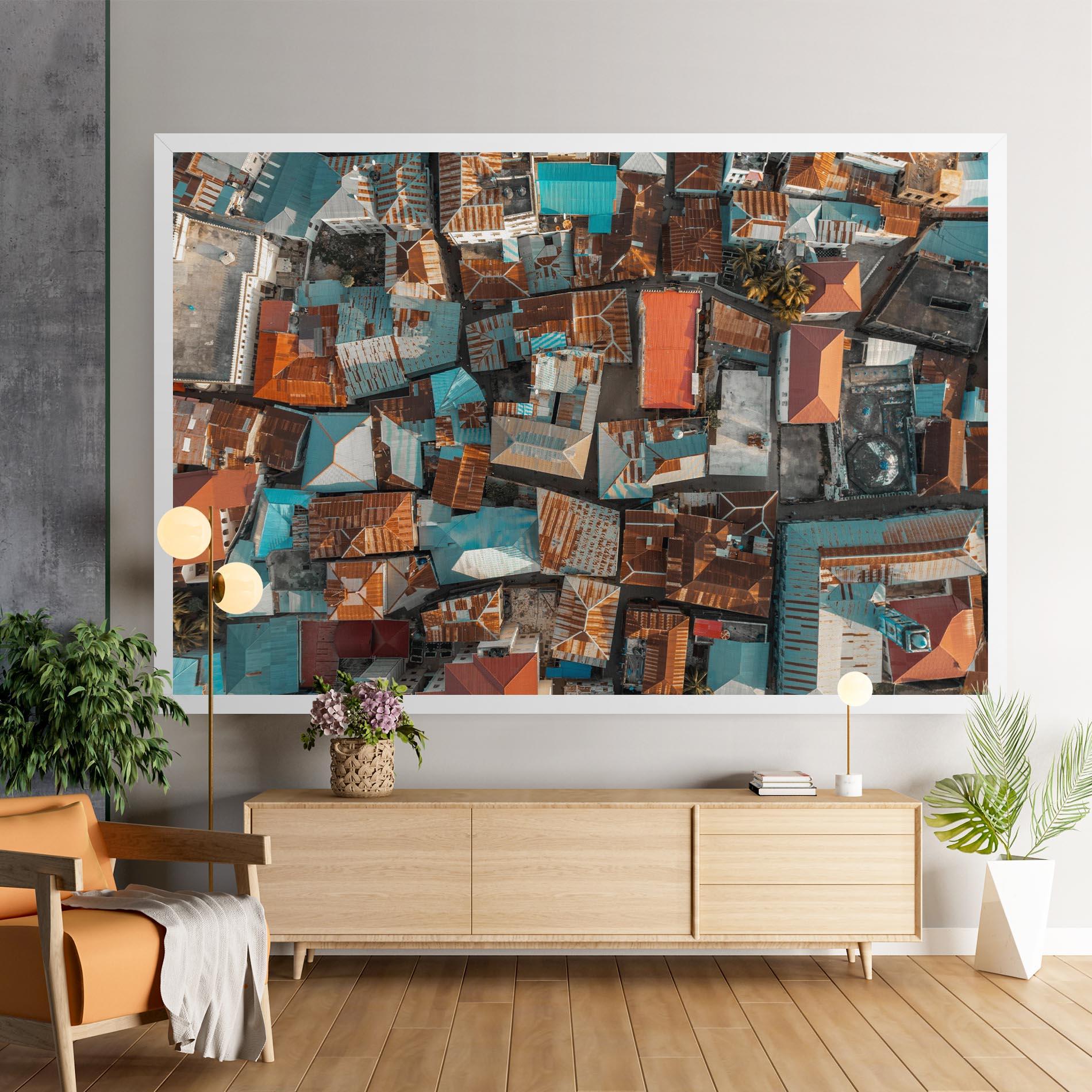 Leinwandbild Island Tanzania mockup 9