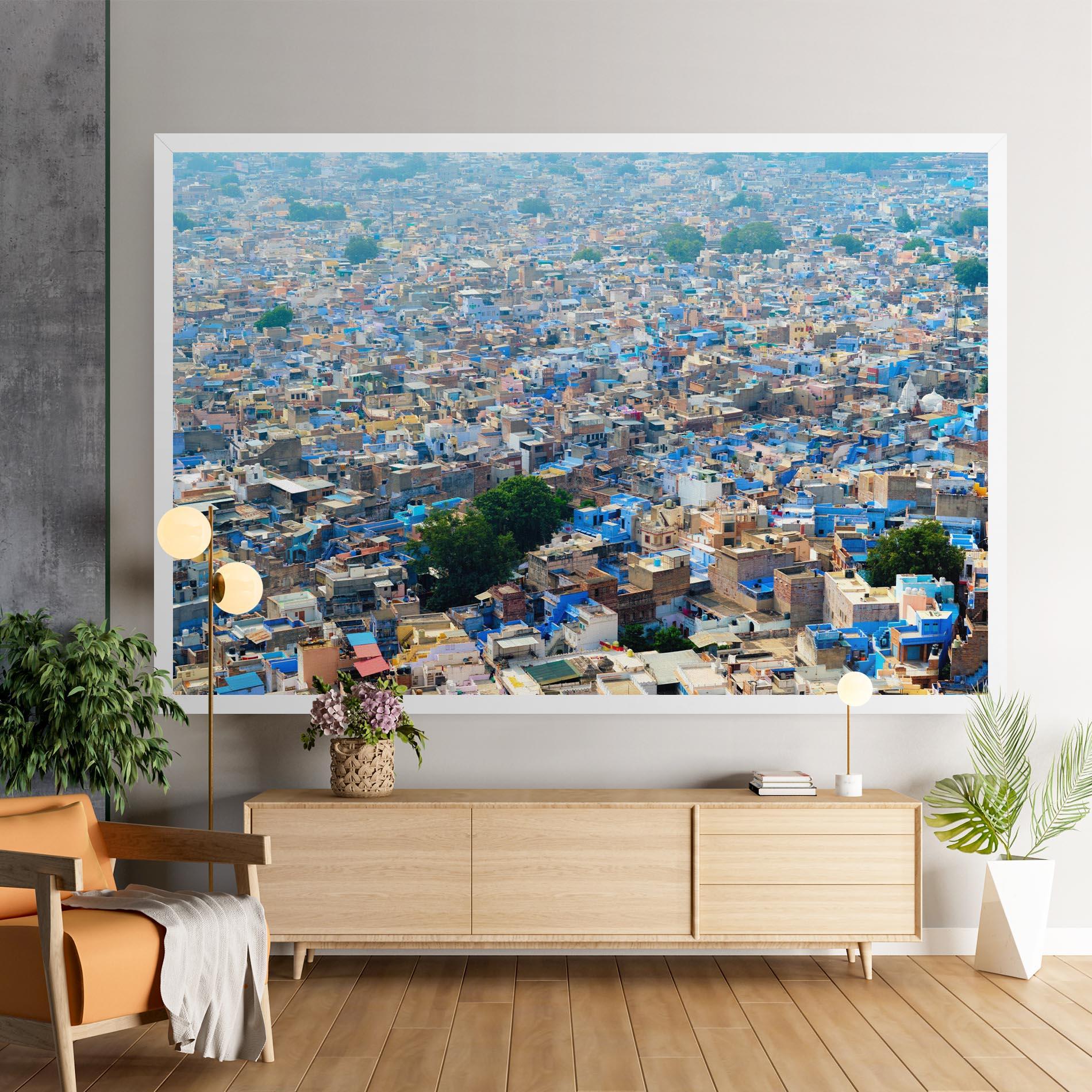 Leinwandbild Rajasthan India Buildings mockup 9