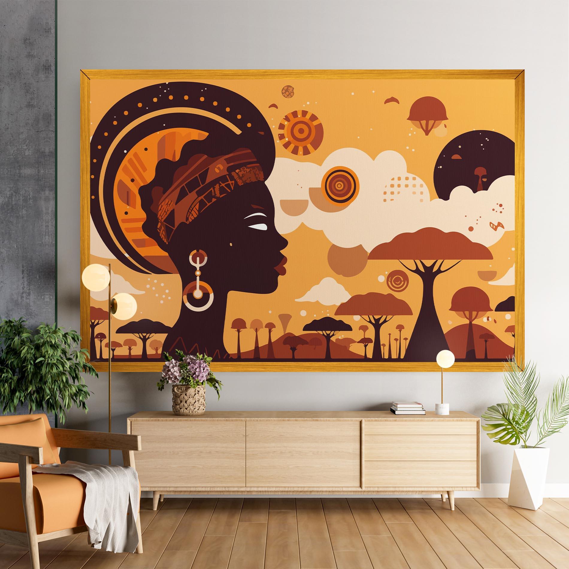 Leinwandbild African Art mockup 9