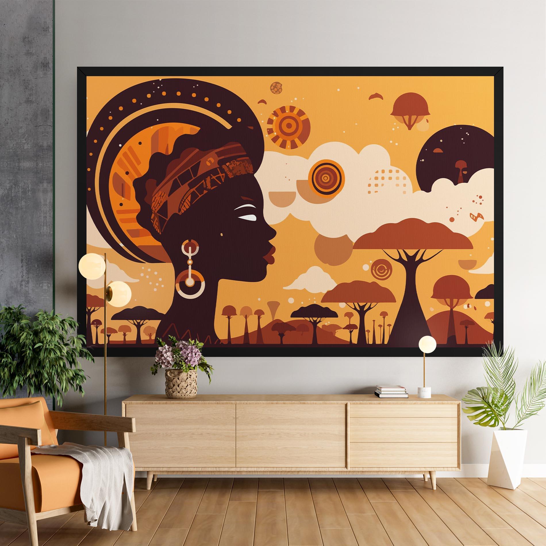 Leinwandbild African Art mockup 9