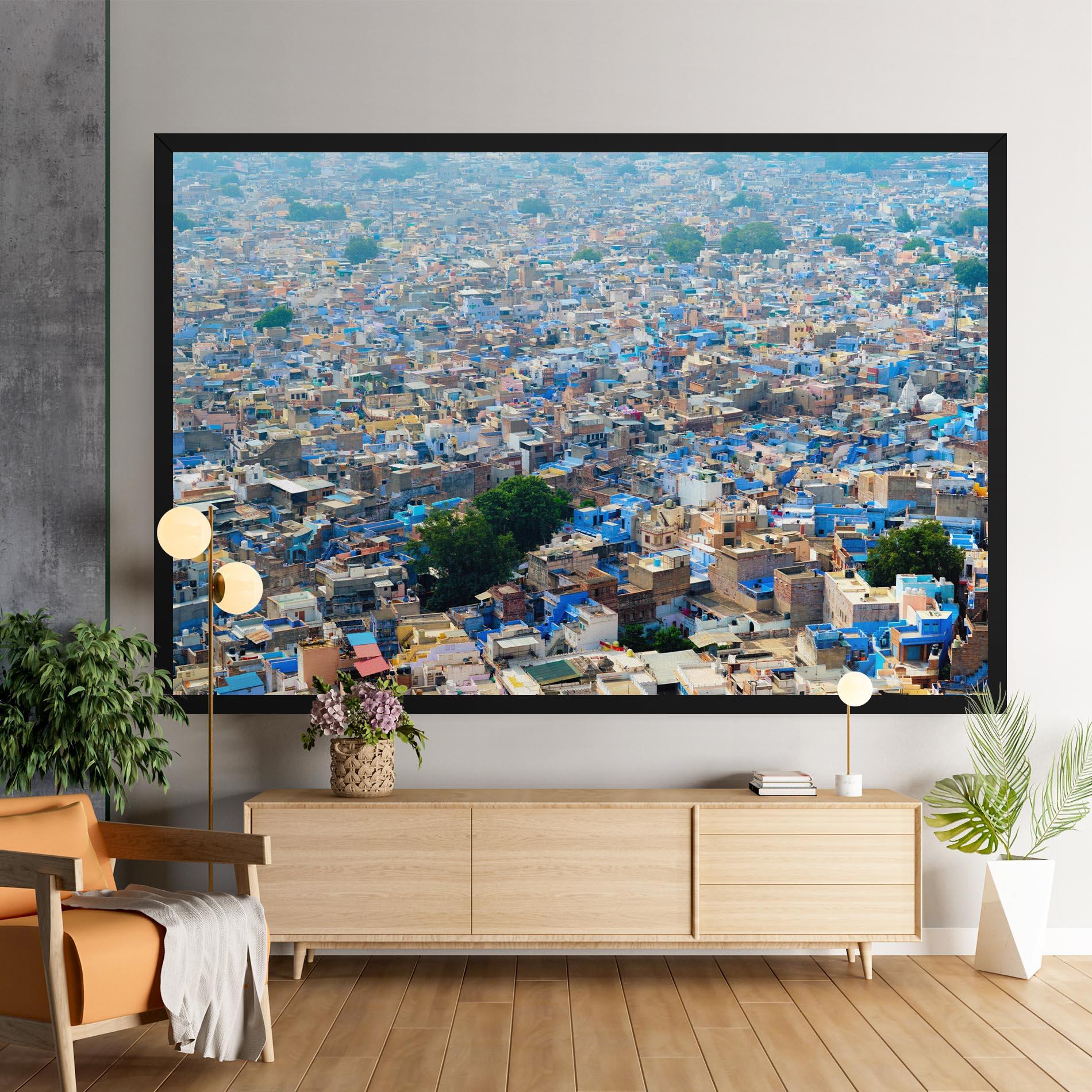 Leinwandbild Rajasthan India Buildings mockup 9