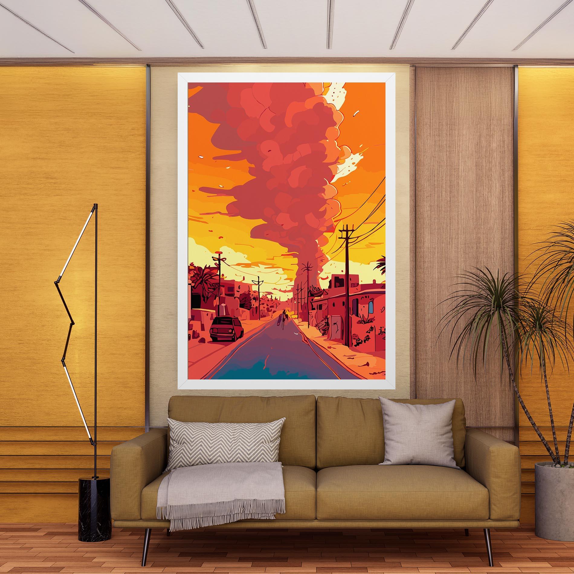 Leinwandbild African Smoke mockup 9